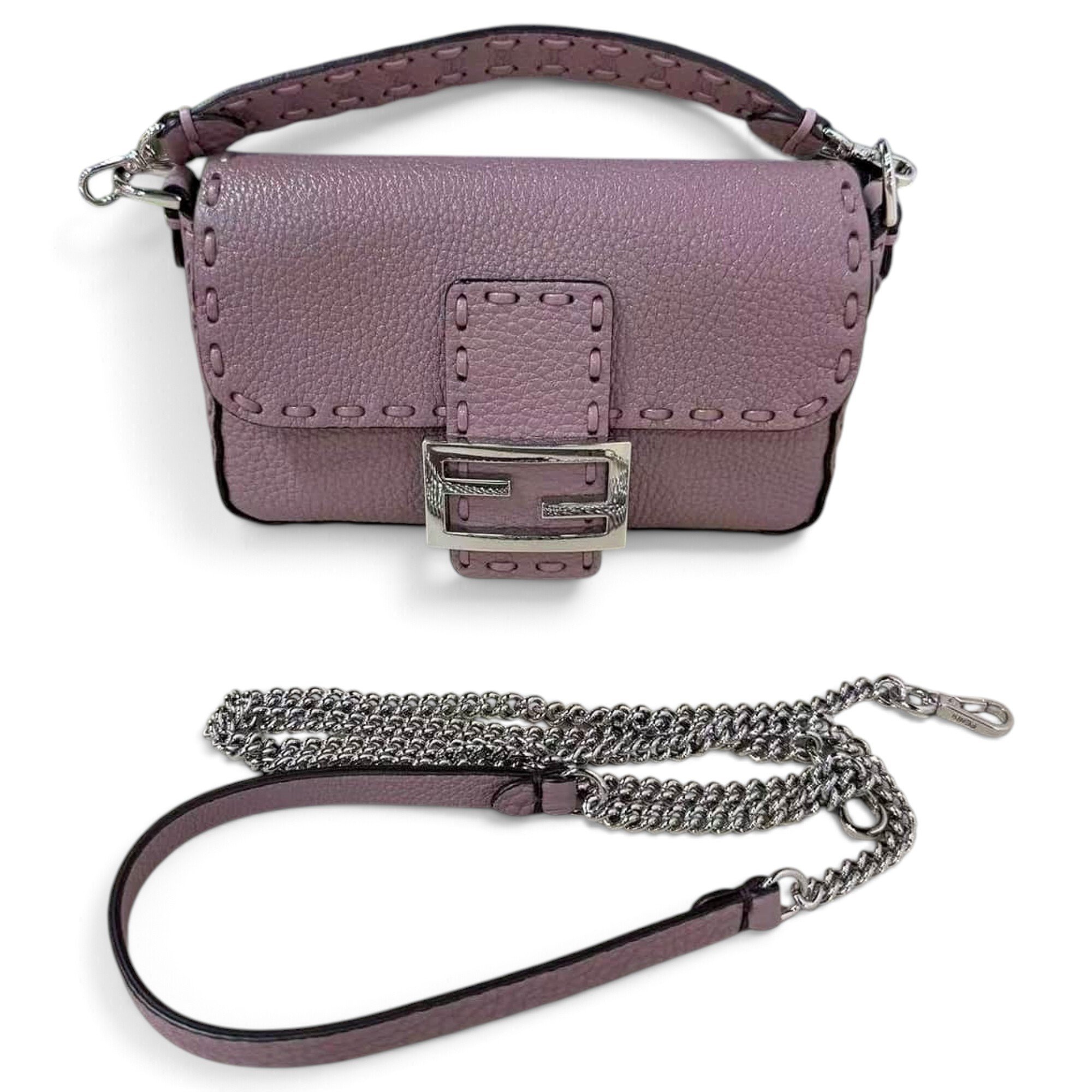 Fendi Baguette leather handbag