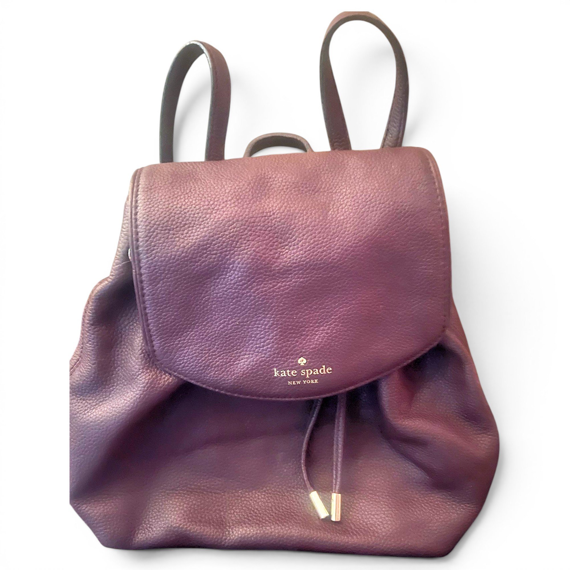 Leather backpack