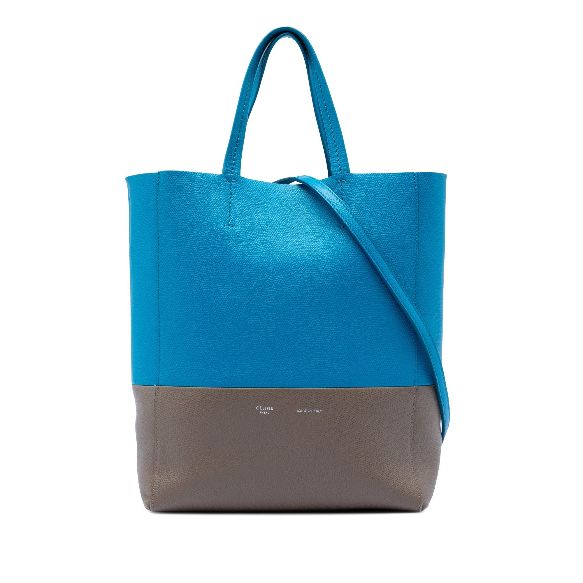 Cabas leather handbag