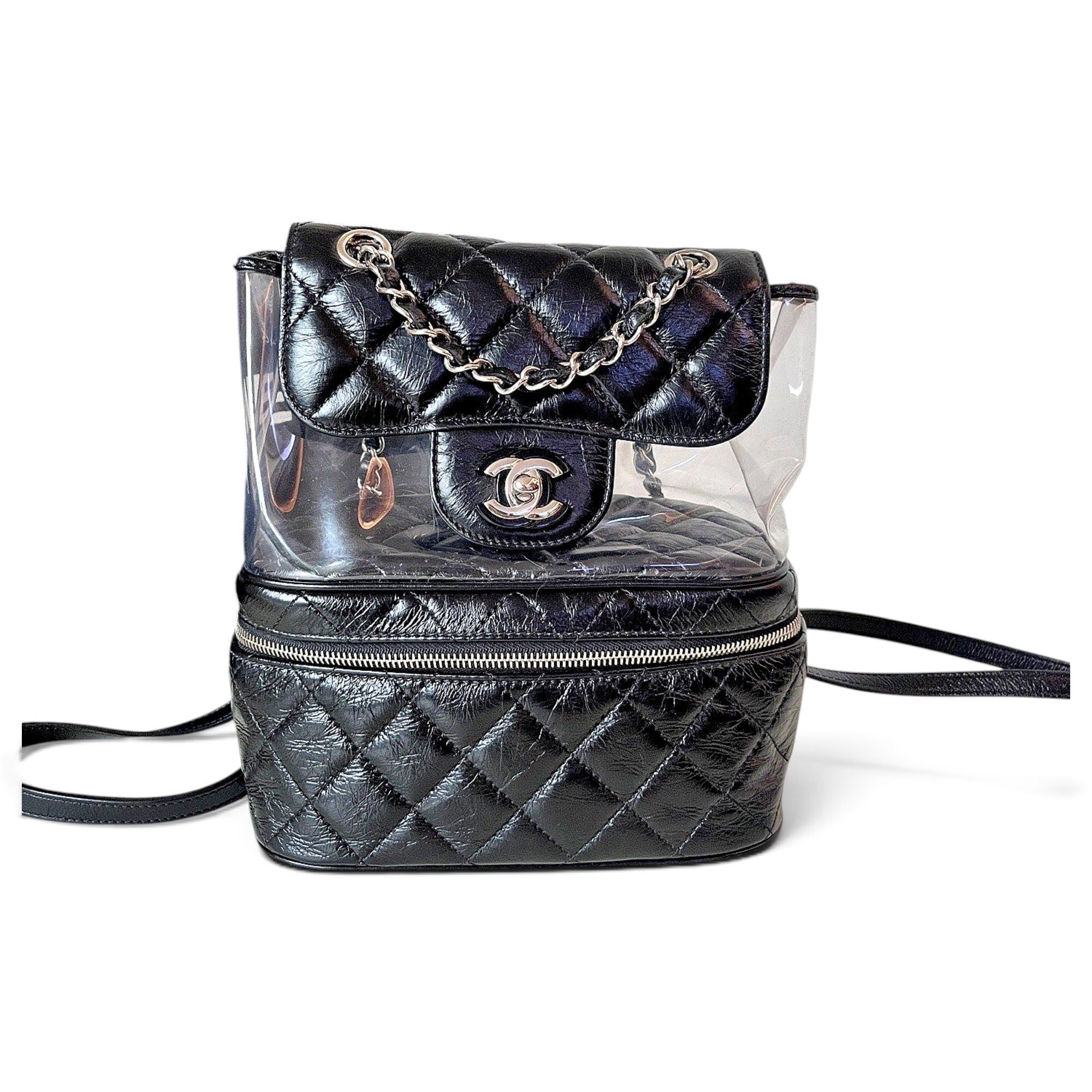 Leather backpack