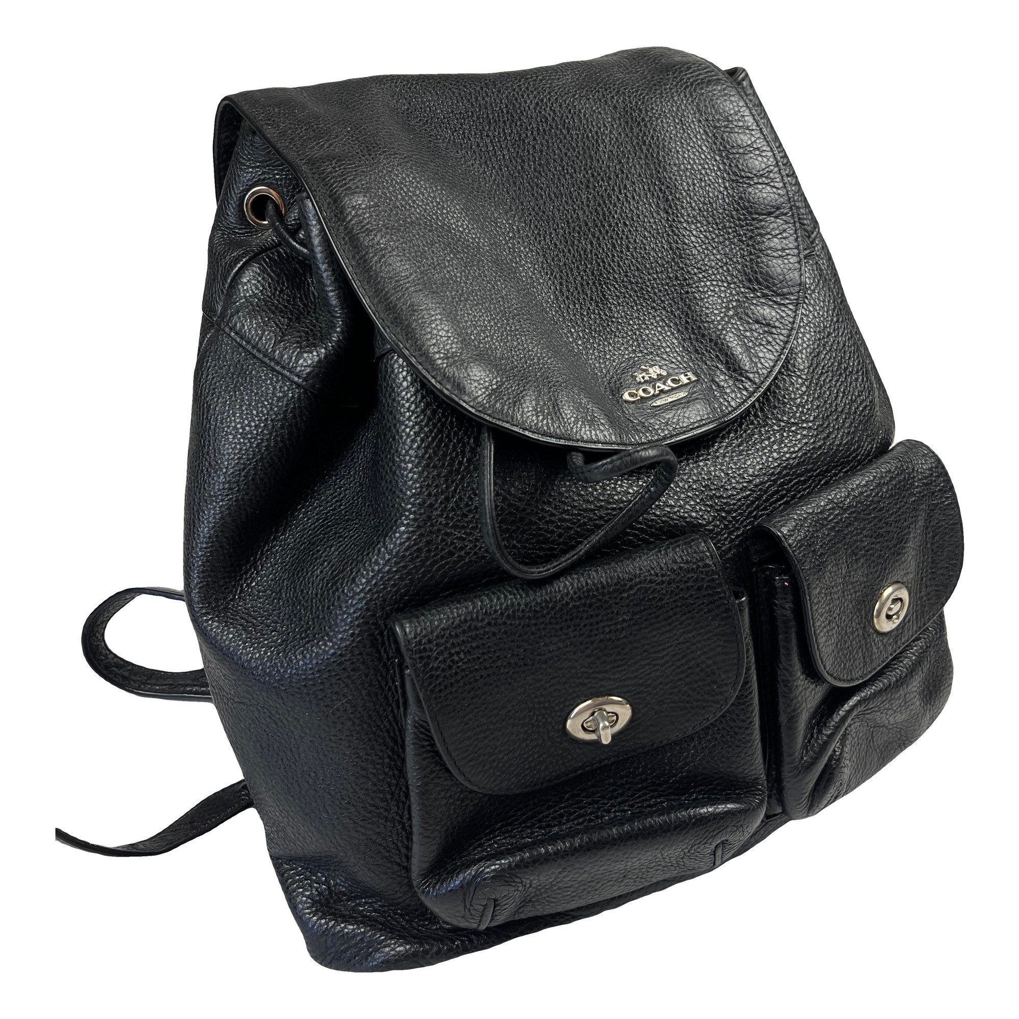Campus leather backpack
