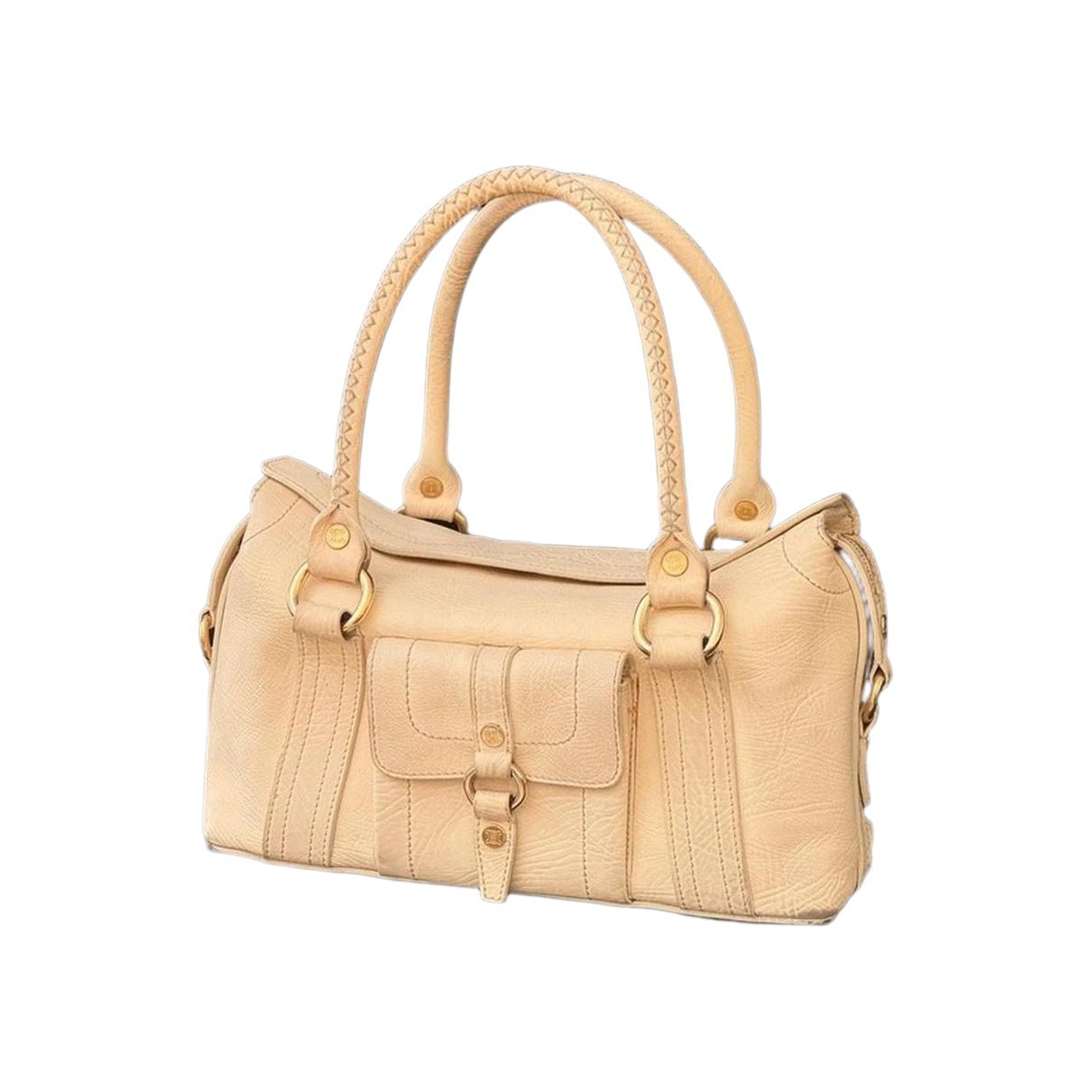 Leather bowling bag