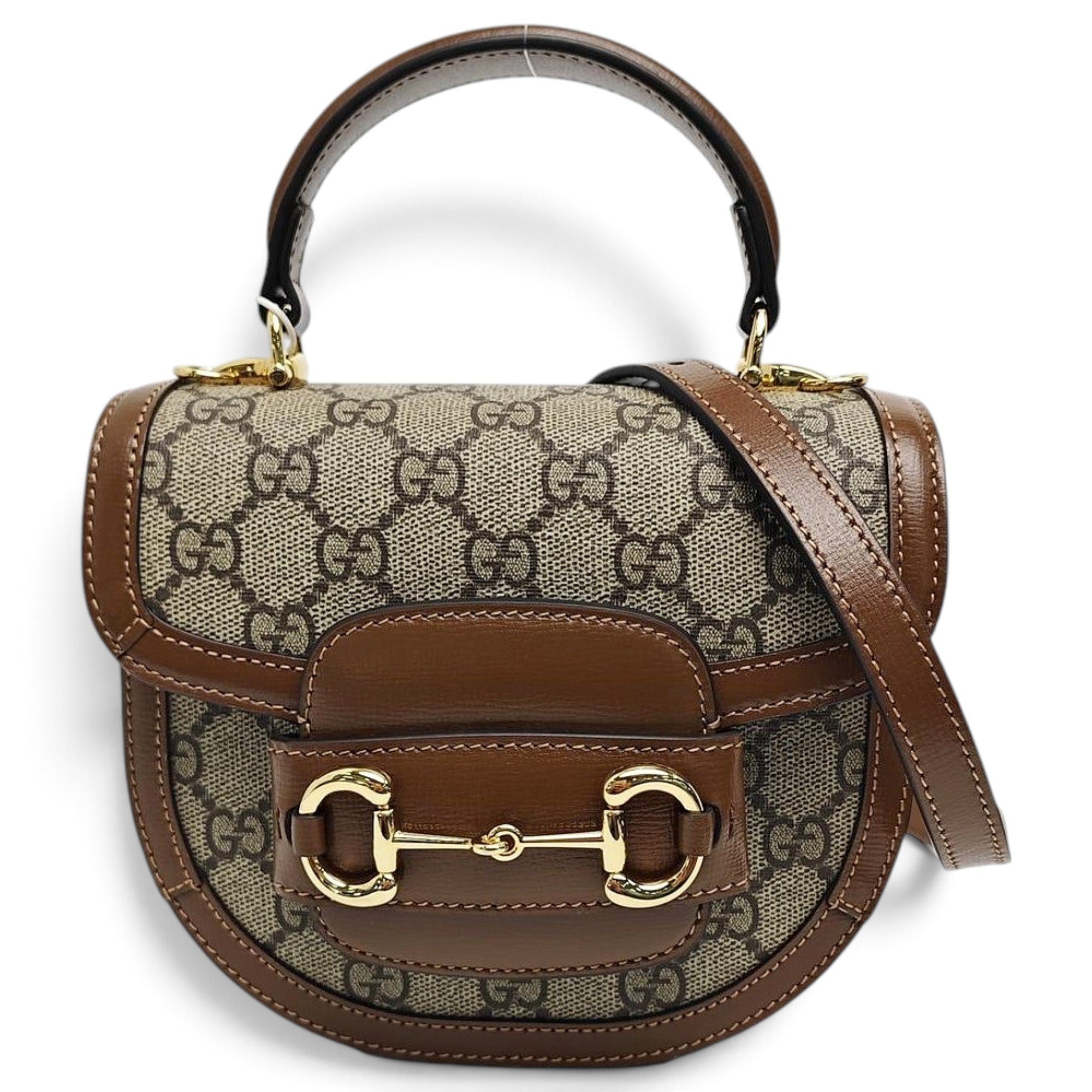 Handle Horsebit 1955 leather handbag