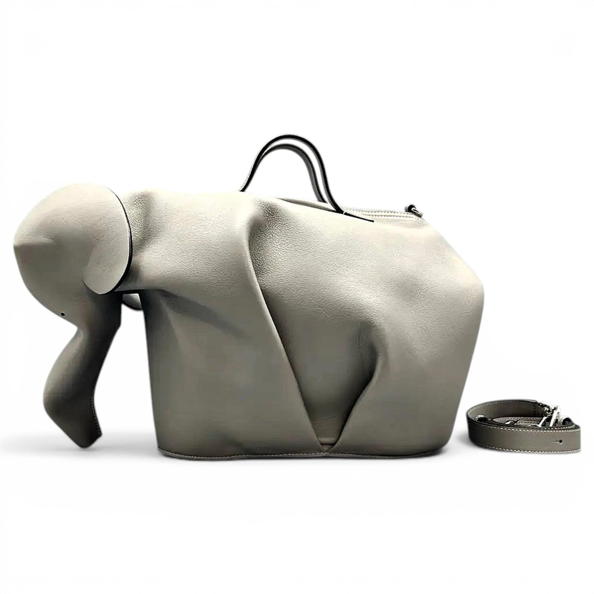 Animals leather crossbody bag