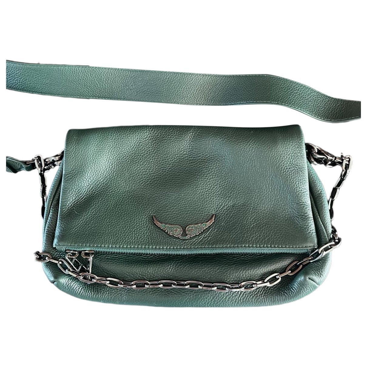 Rock leather crossbody bag