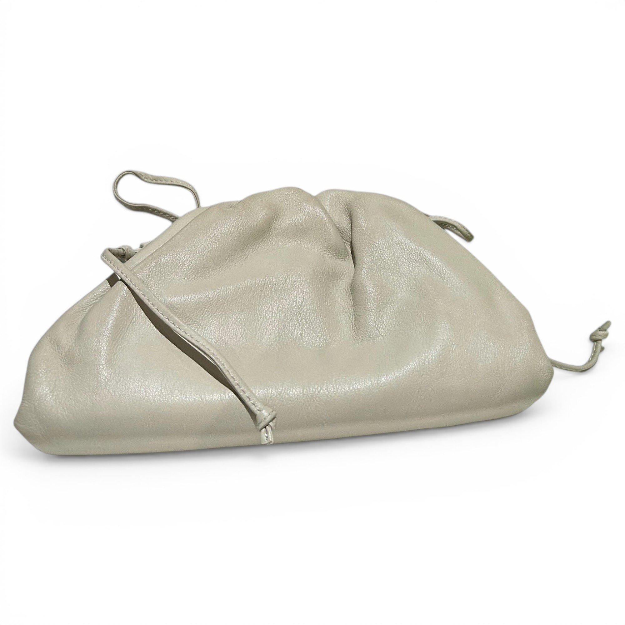 Pouch leather handbag