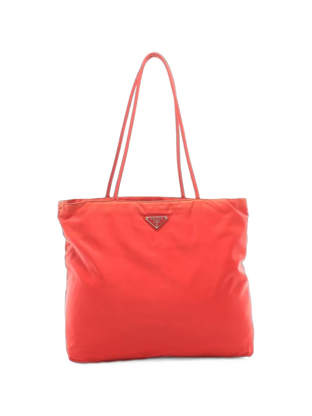 2000s triangle logo tote bag