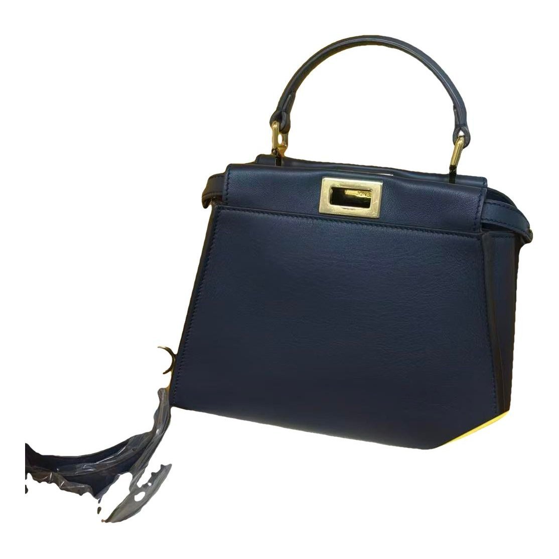 Peekaboo leather handbag