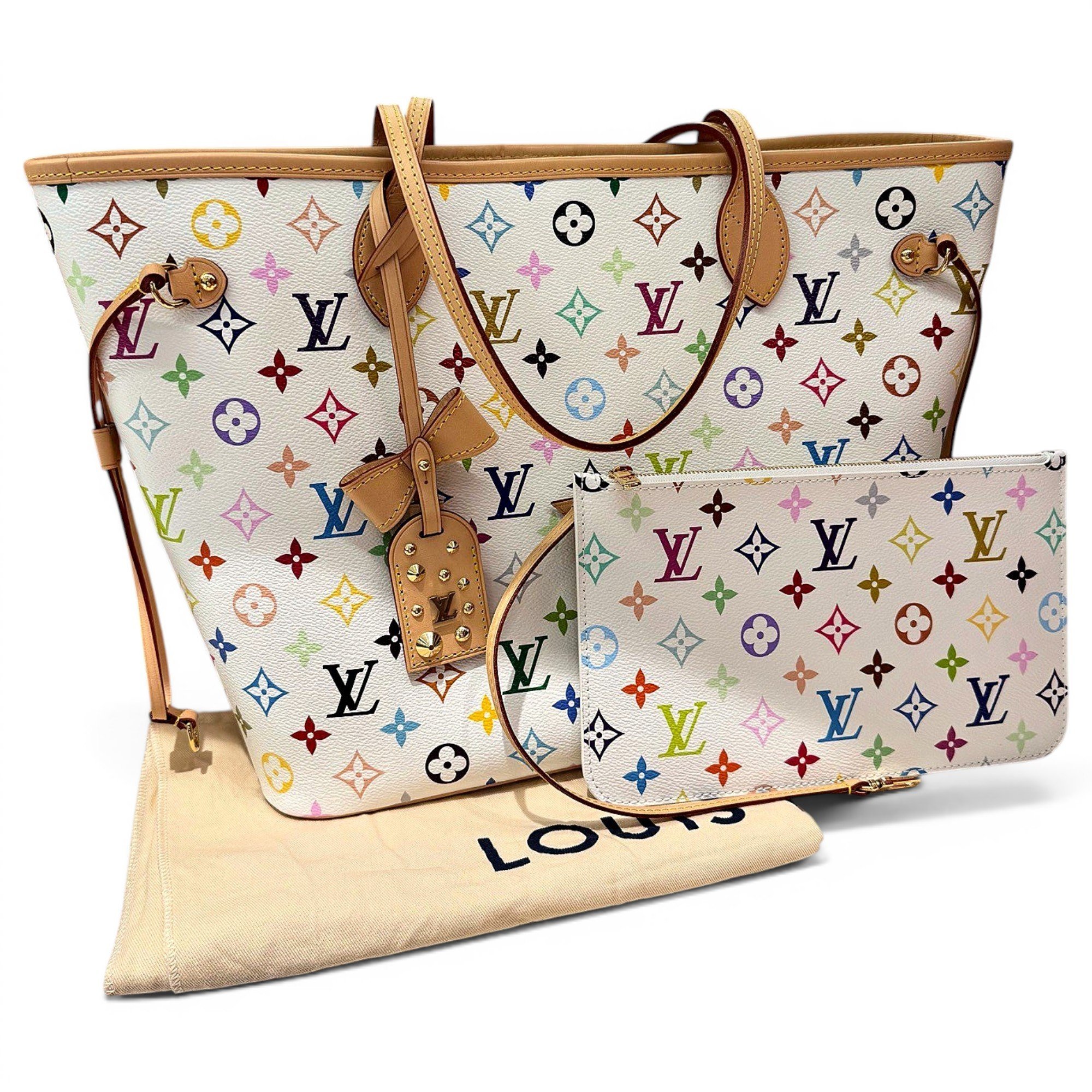 Neverfull leather tote