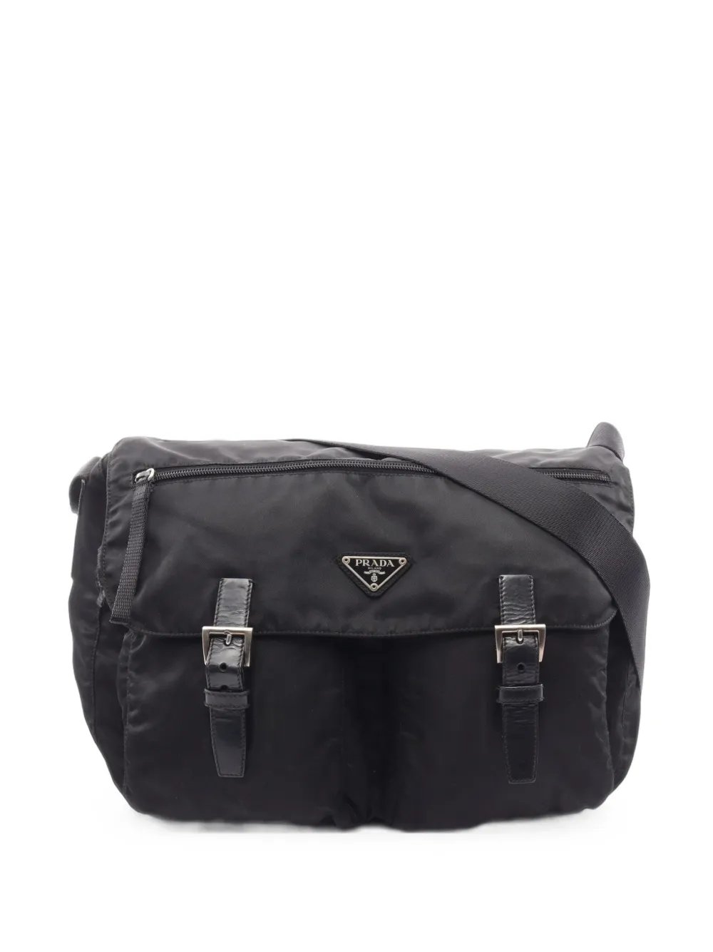 2000s Vela buckle messenger bag
