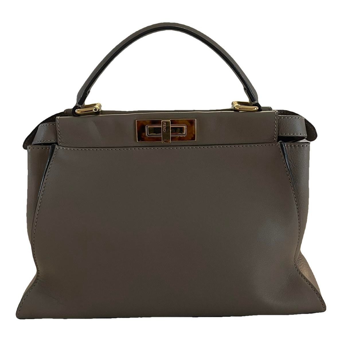 Peekaboo leather handbag