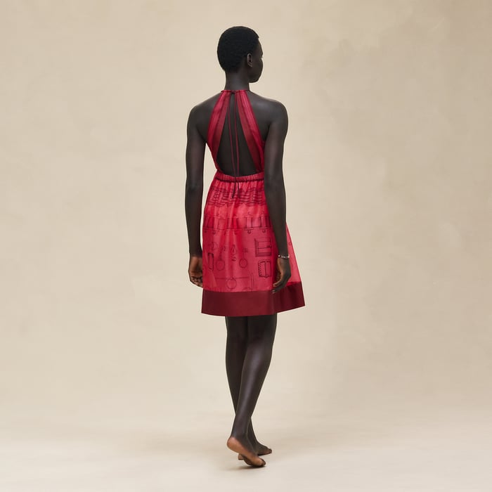 Rose Pivoine "Cahier Du Colporteur" Beach Dress