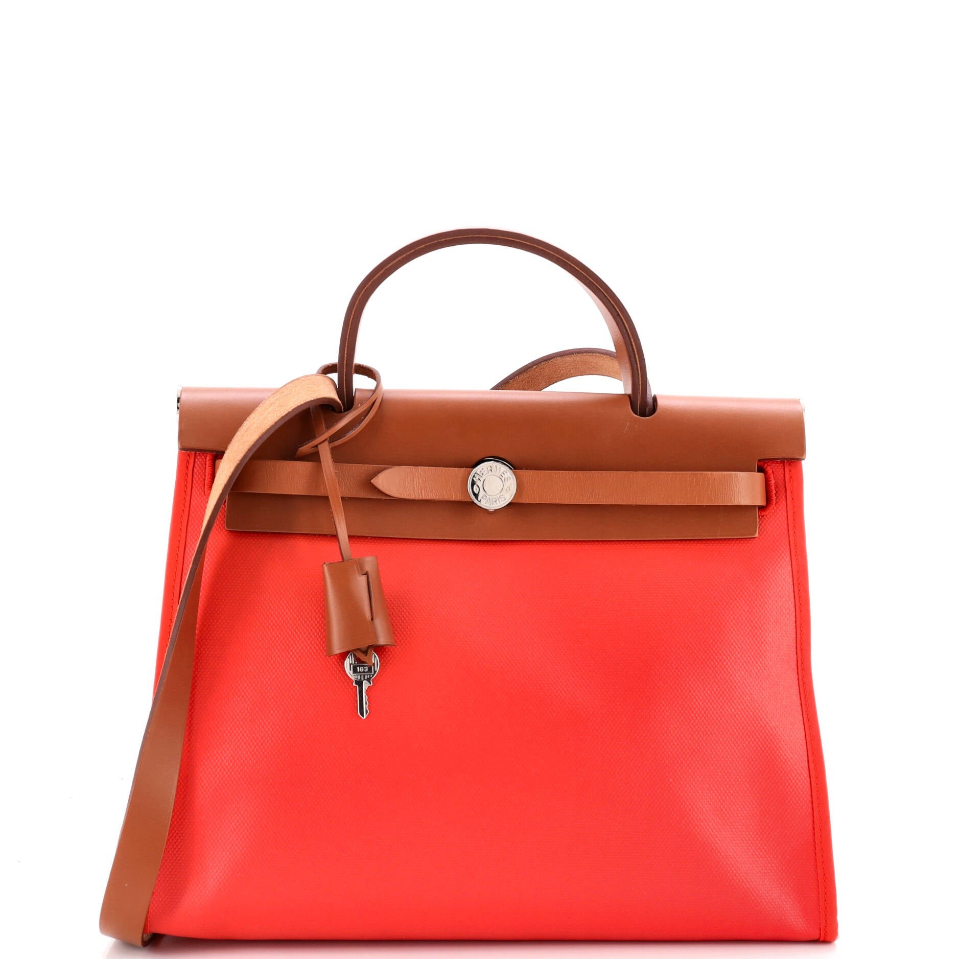 Herbag Zip Berline Vache Canvas and Leather 31