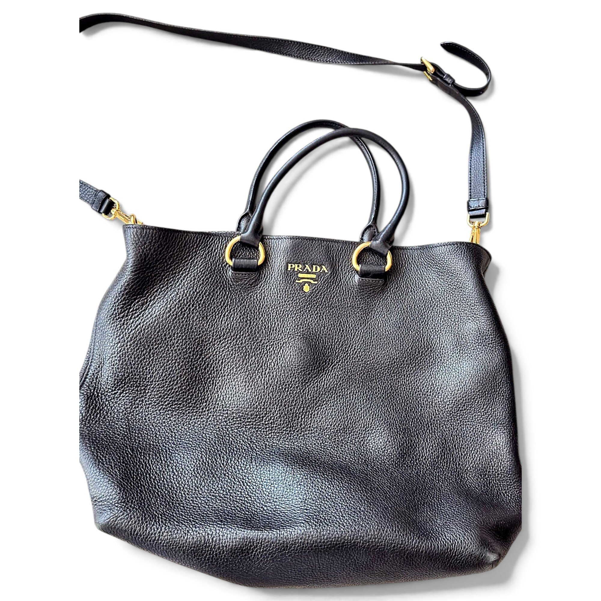 Leather tote