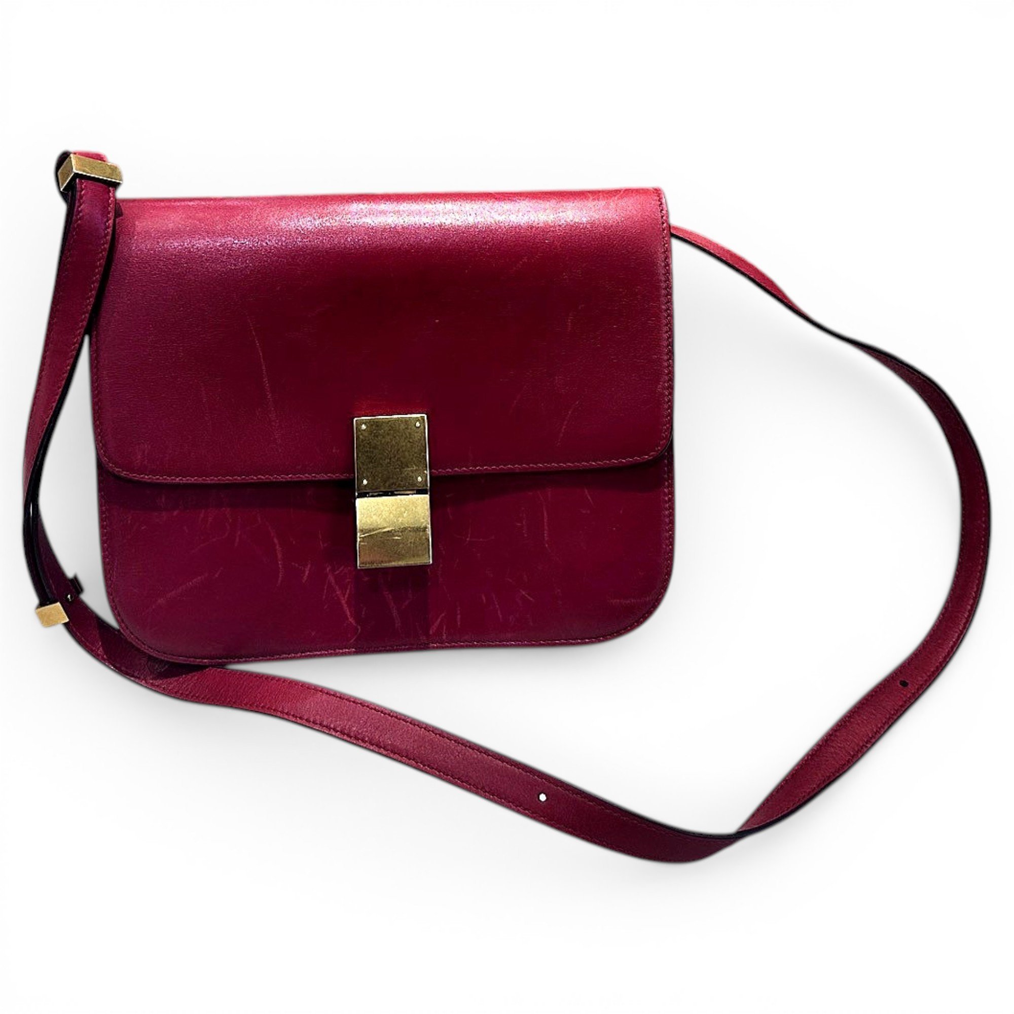 Classic leather handbag