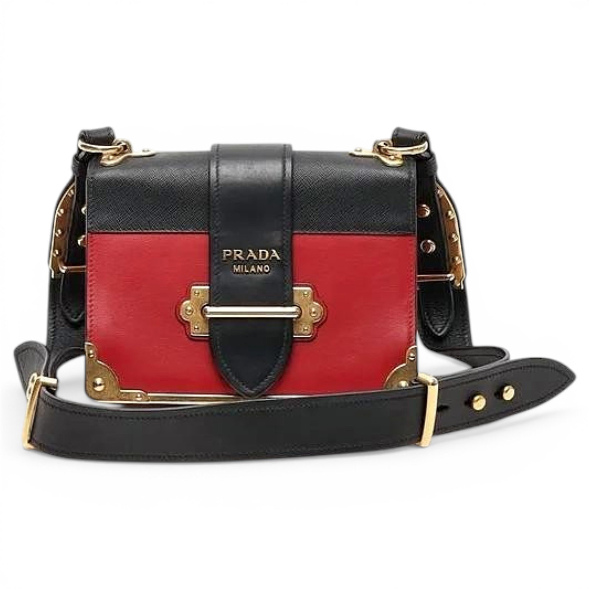 Cahier leather handbag