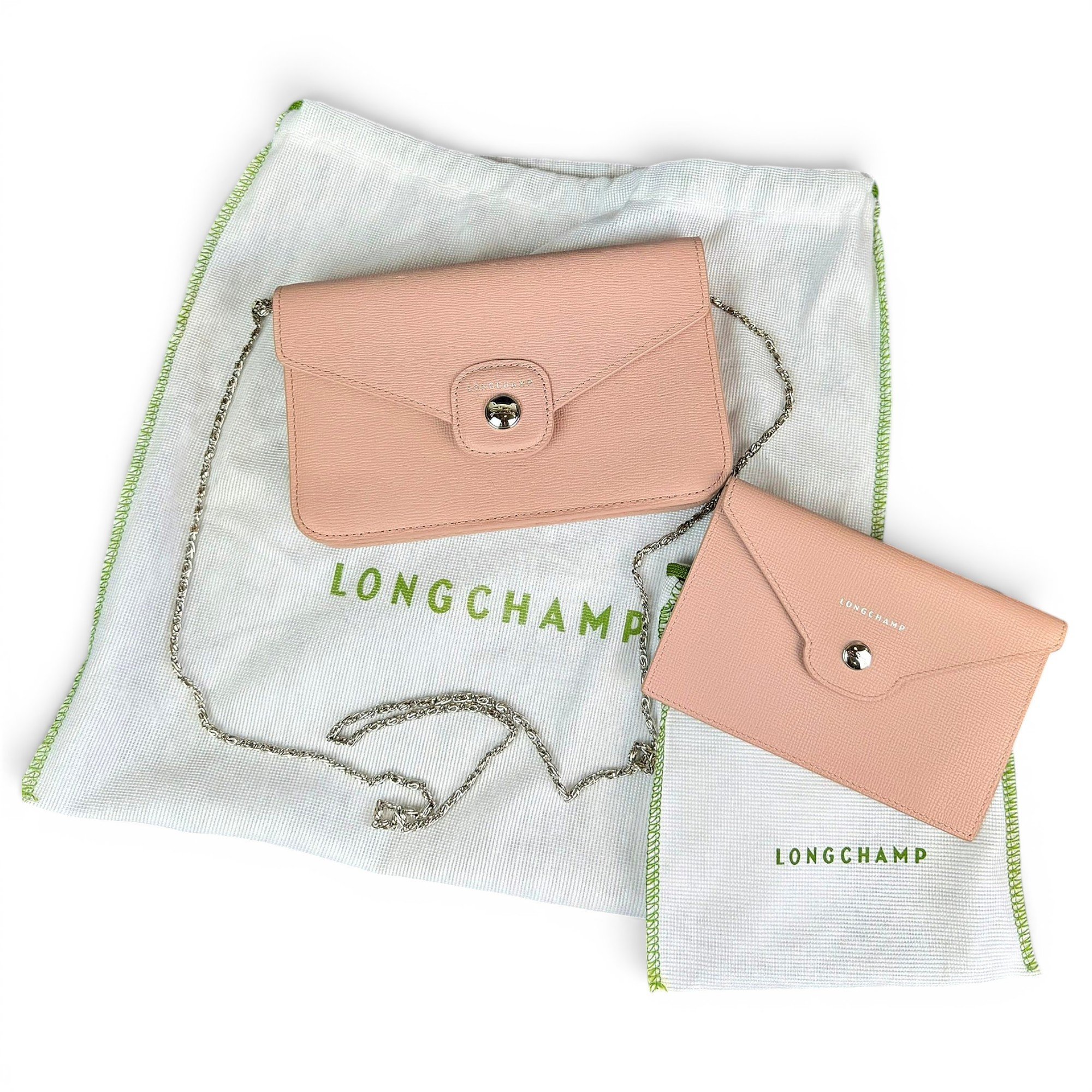 Pliage leather crossbody bag