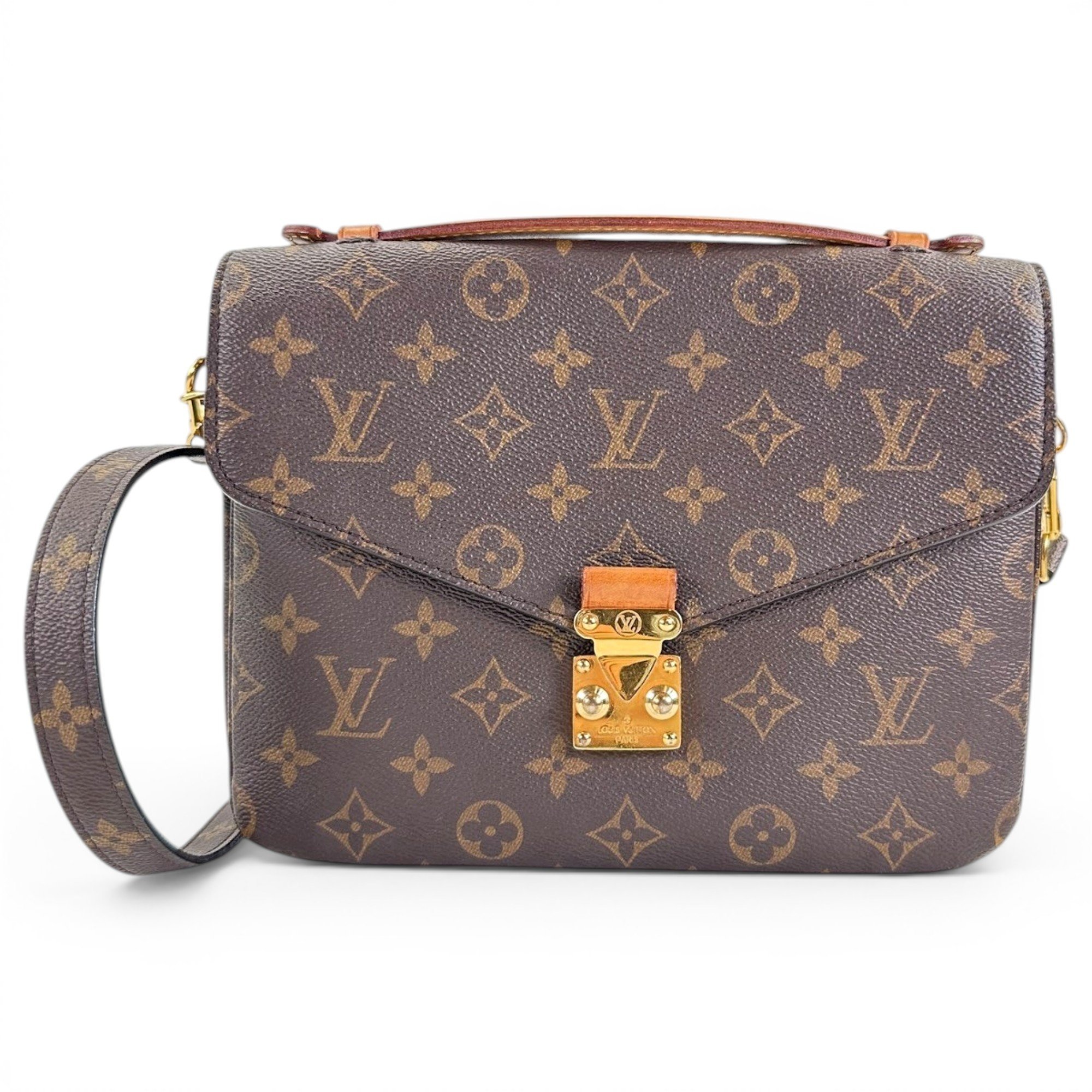 Metis leather handbag