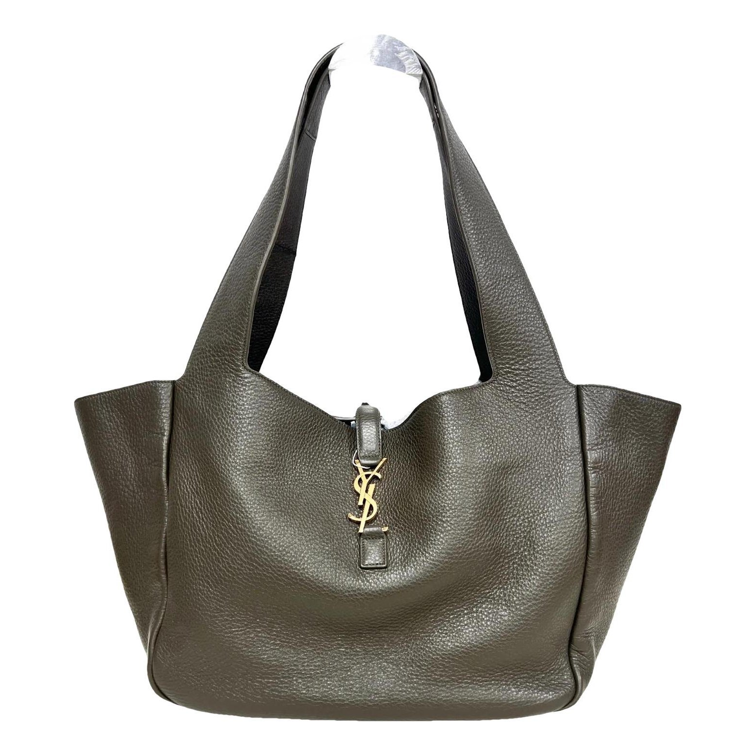 Leather tote