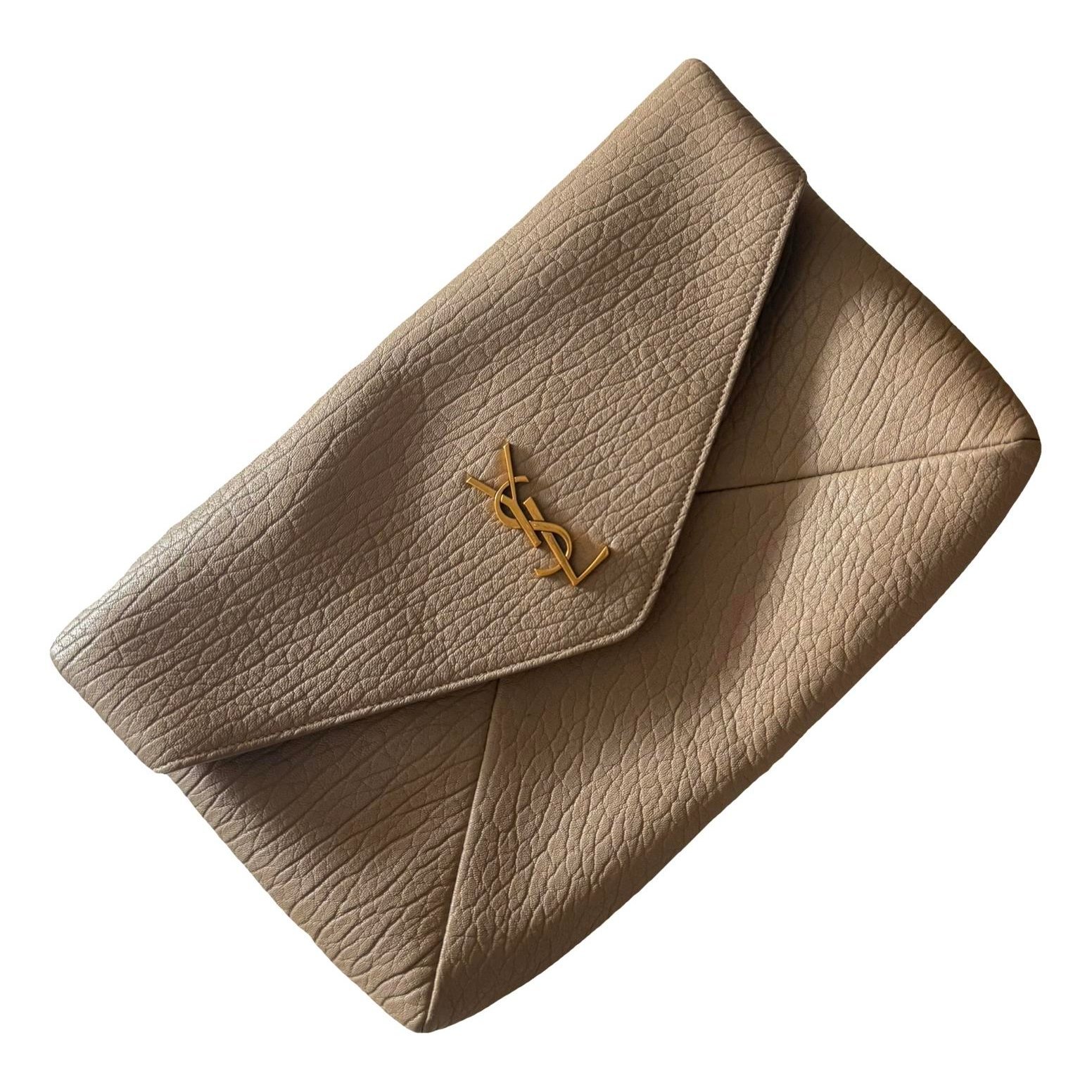 Cassandre leather clutch bag