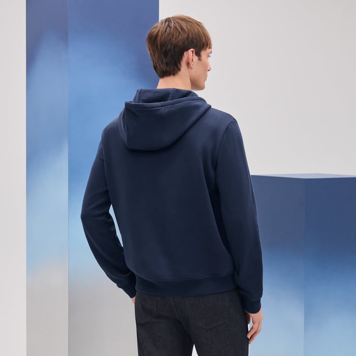 Océan Hooded Sweater With Clou De Selle Detail