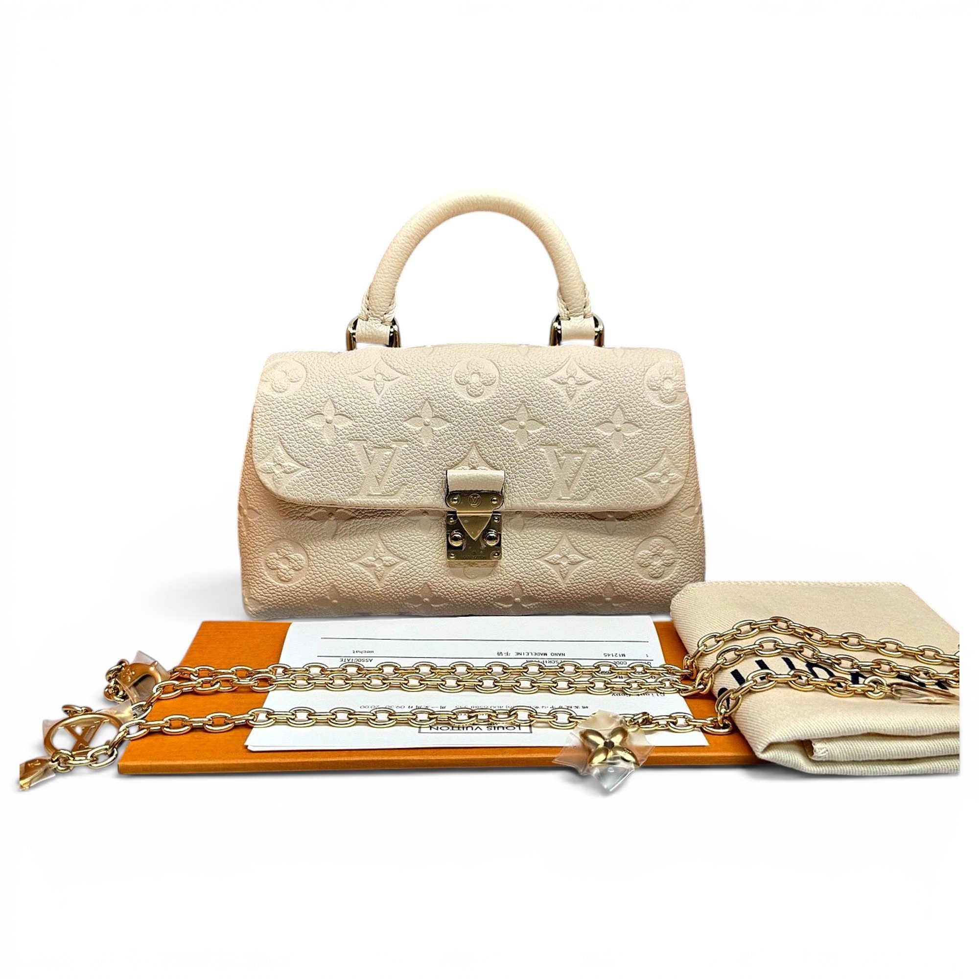 Madeleine leather handbag