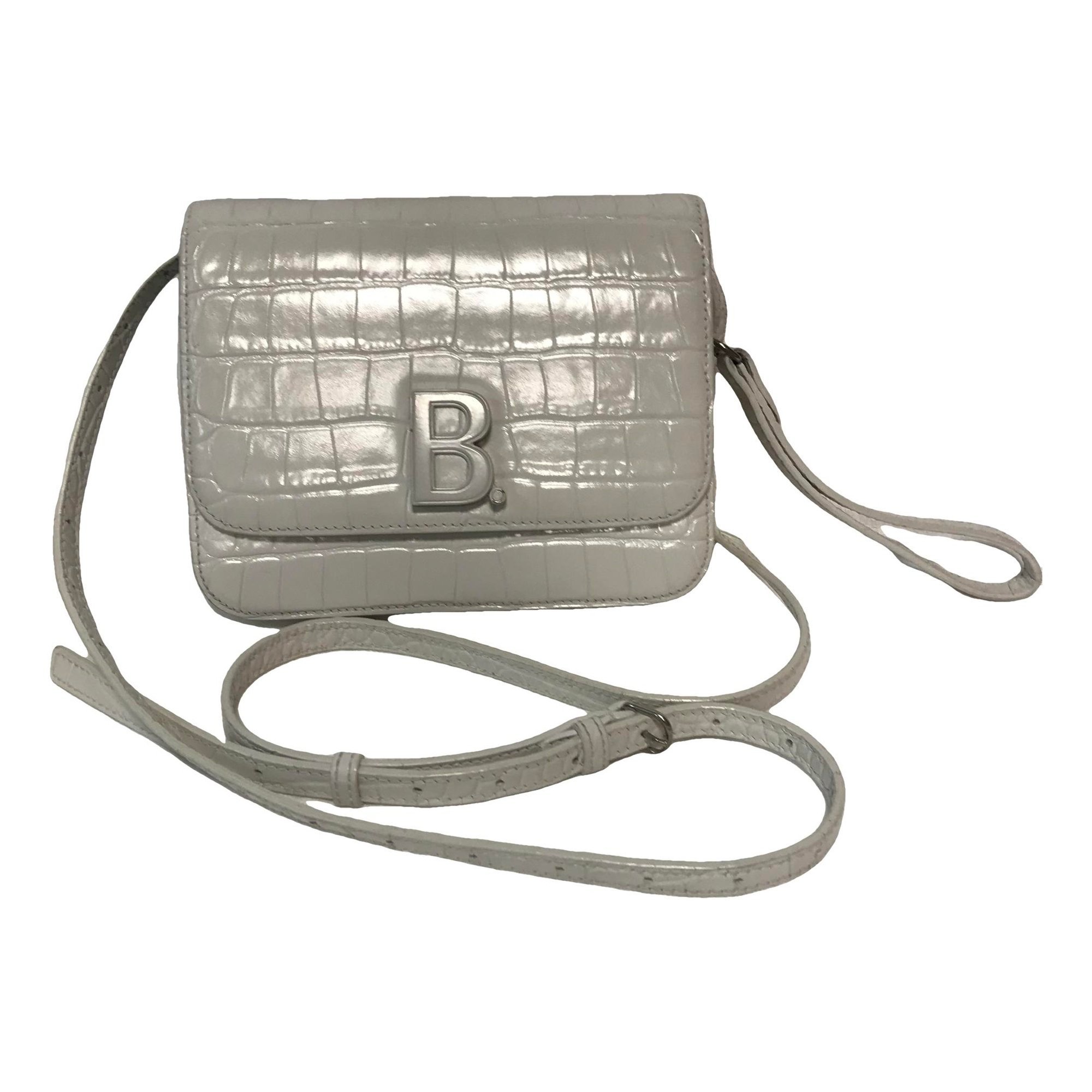 B leather handbag