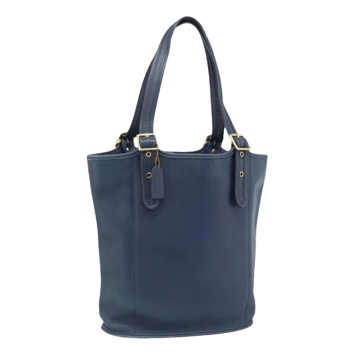Leather tote