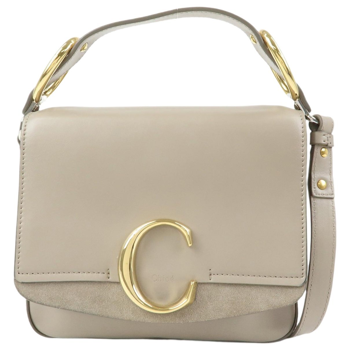 C leather handbag