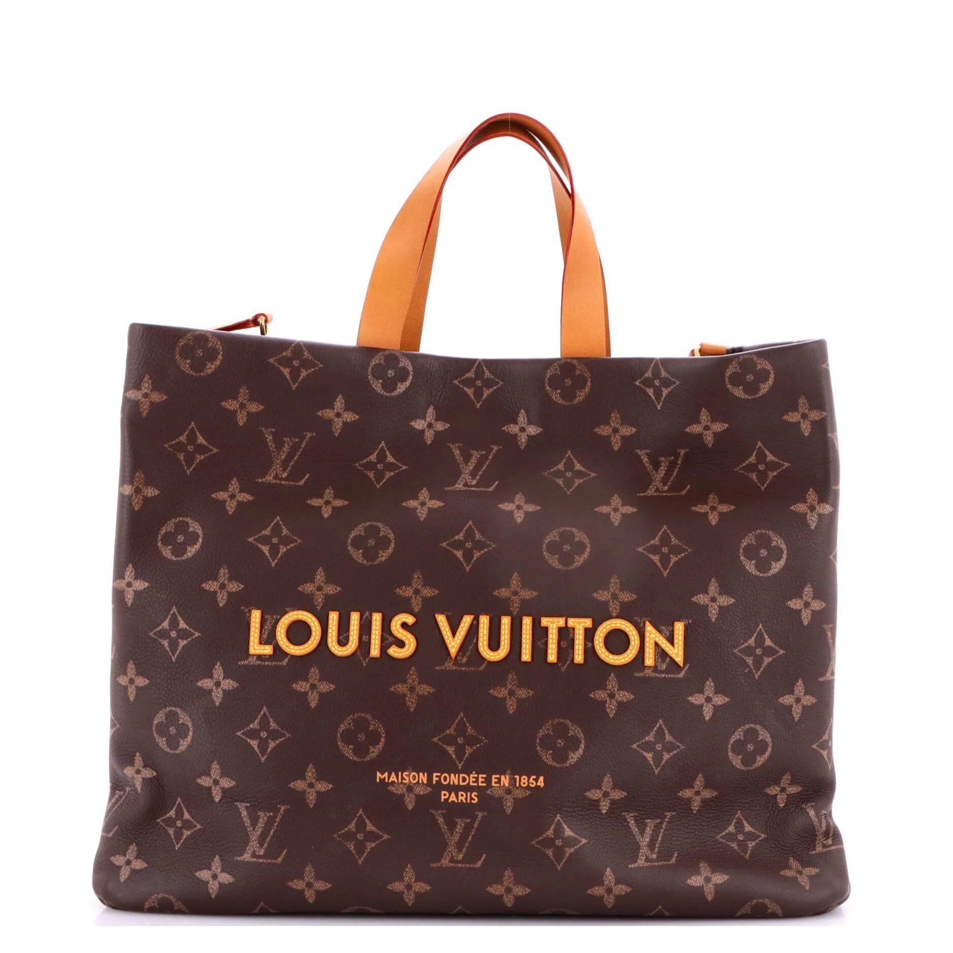 Leather tote