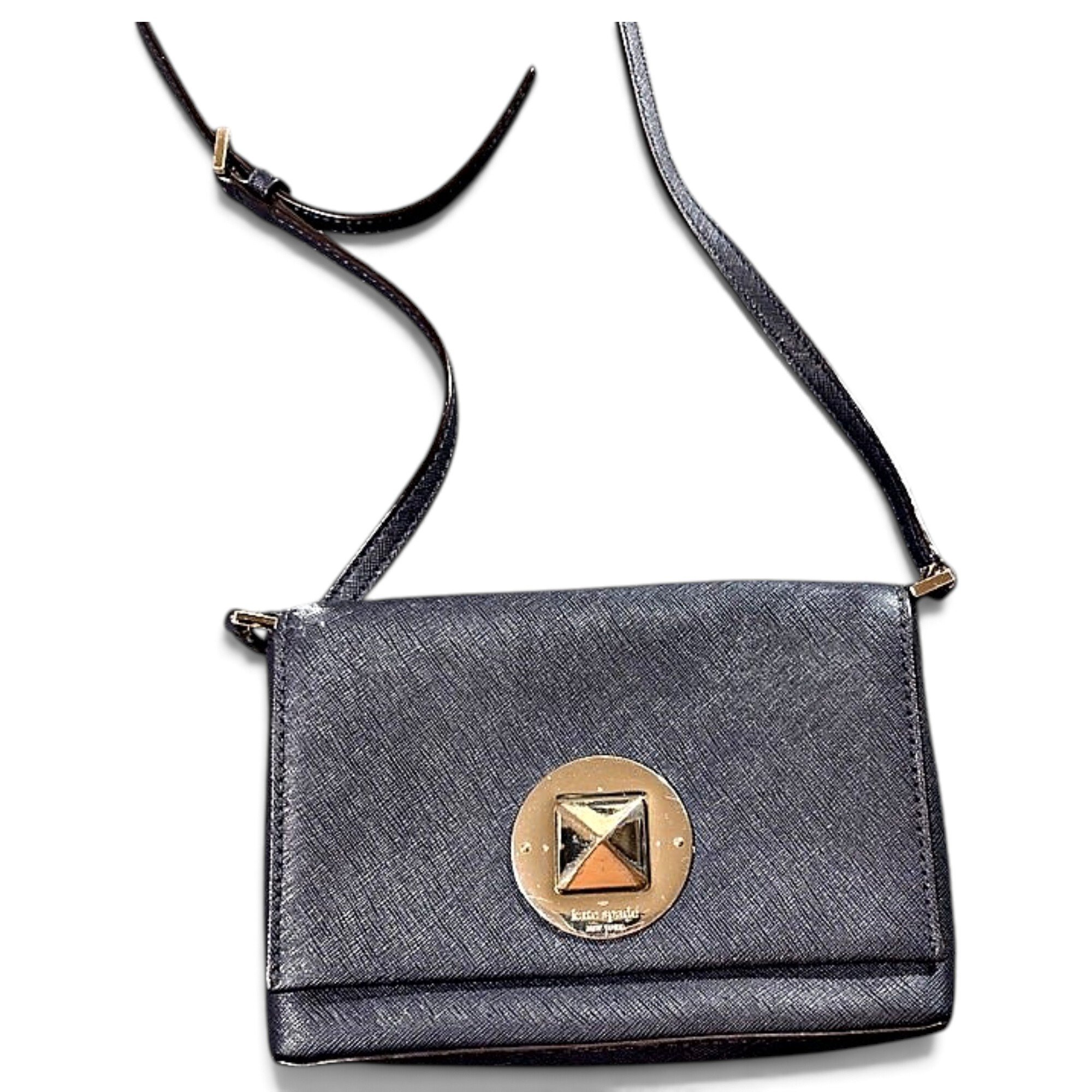 Leather clutch bag