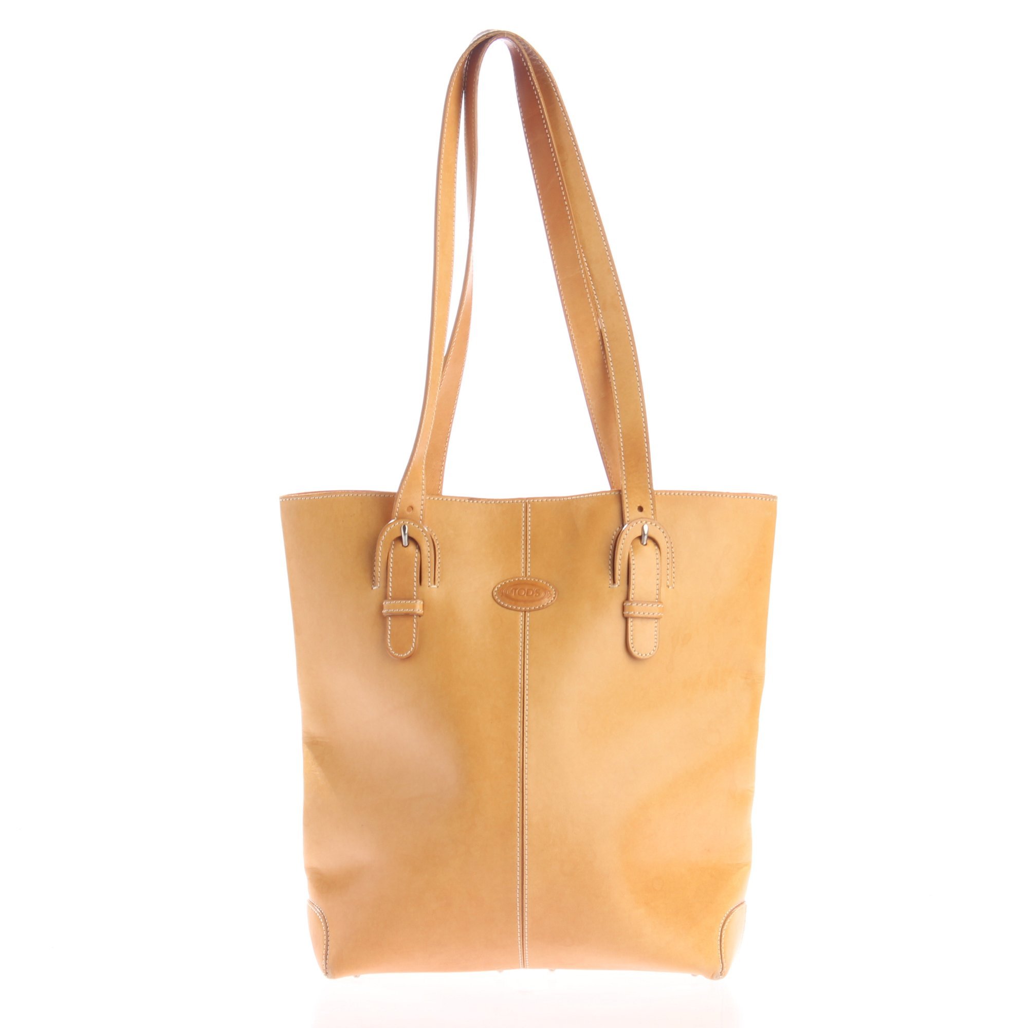 Leather tote