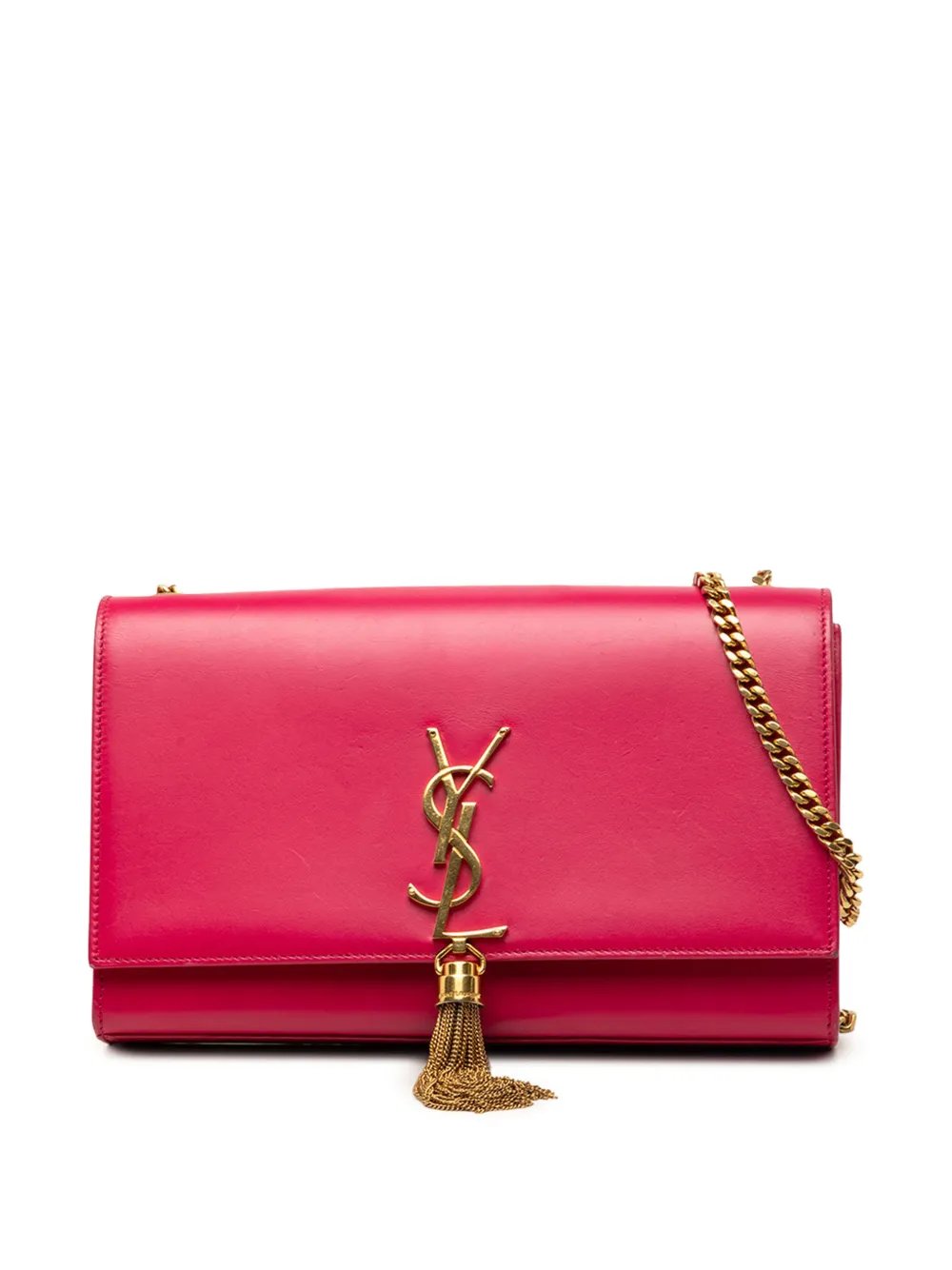2014 Medium Smooth Calfskin Classic Monogram Kate Tassel crossbody bag