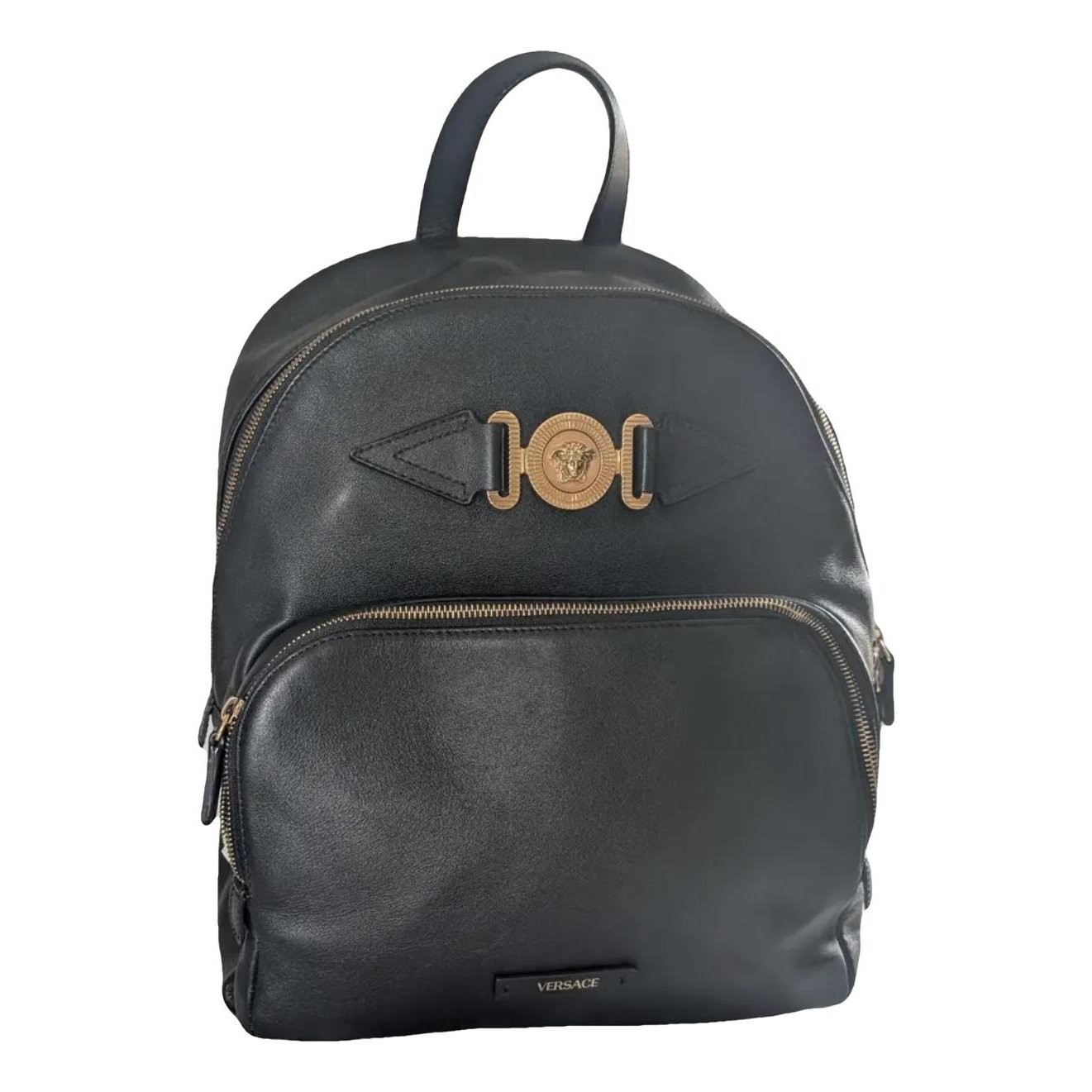 Leather backpack