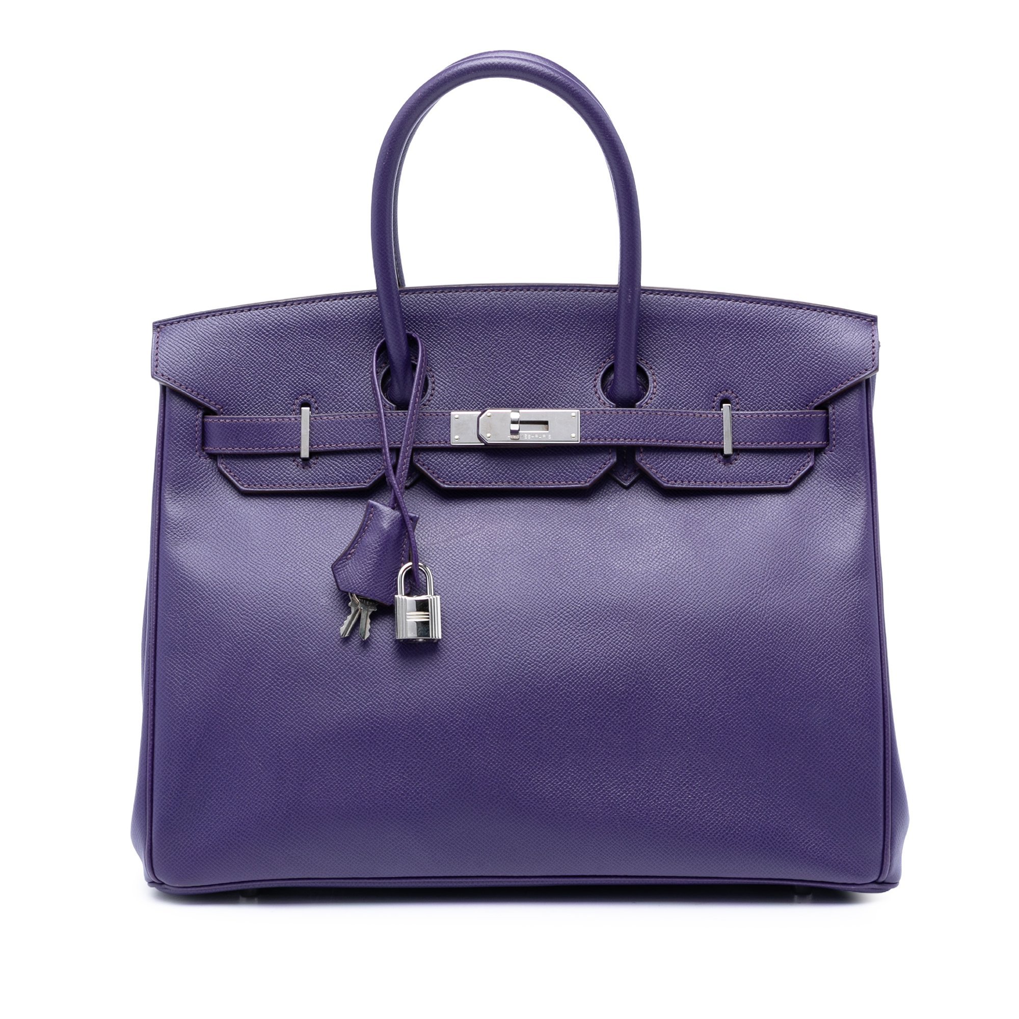 Birkin 35 leather handbag