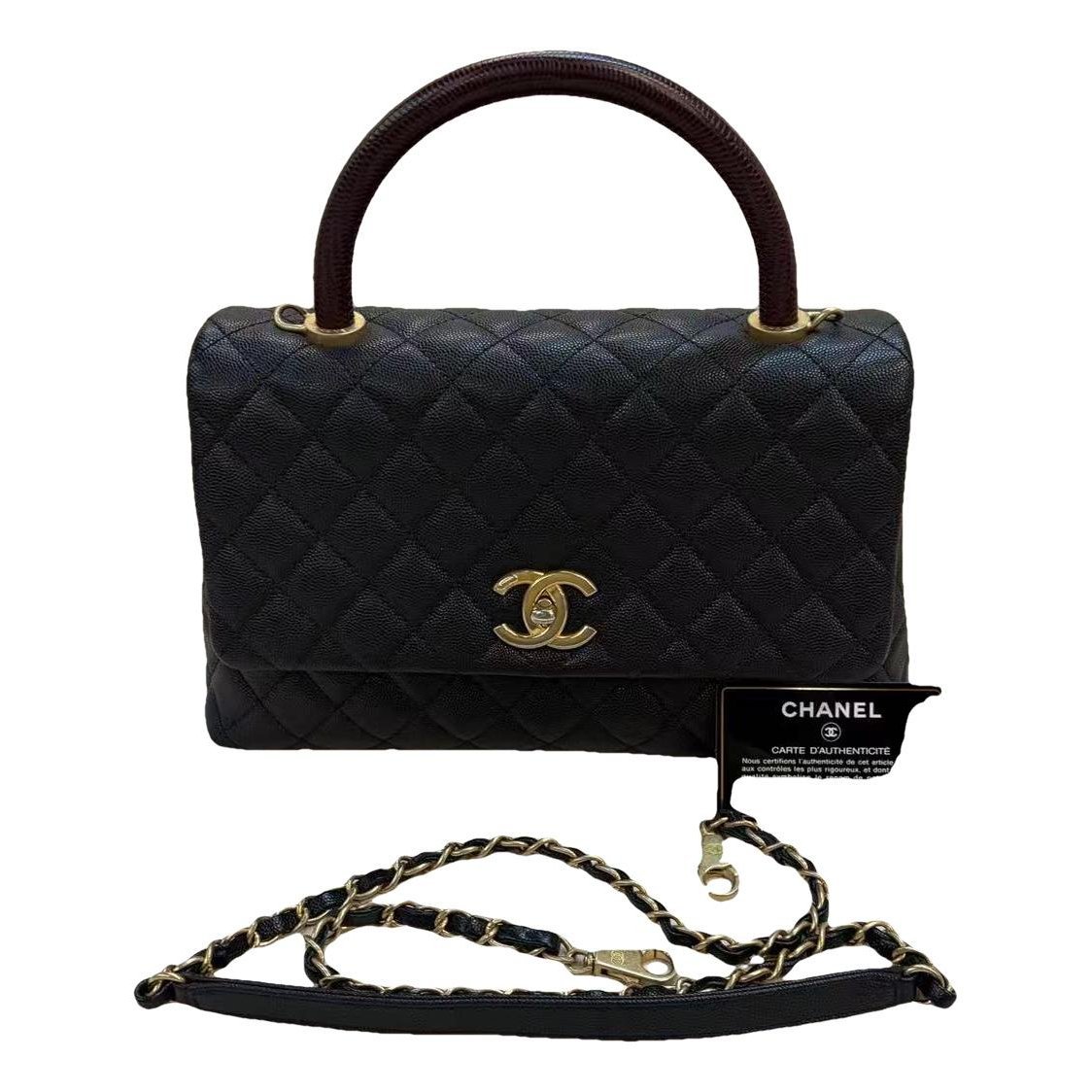 Coco Handle leather handbag