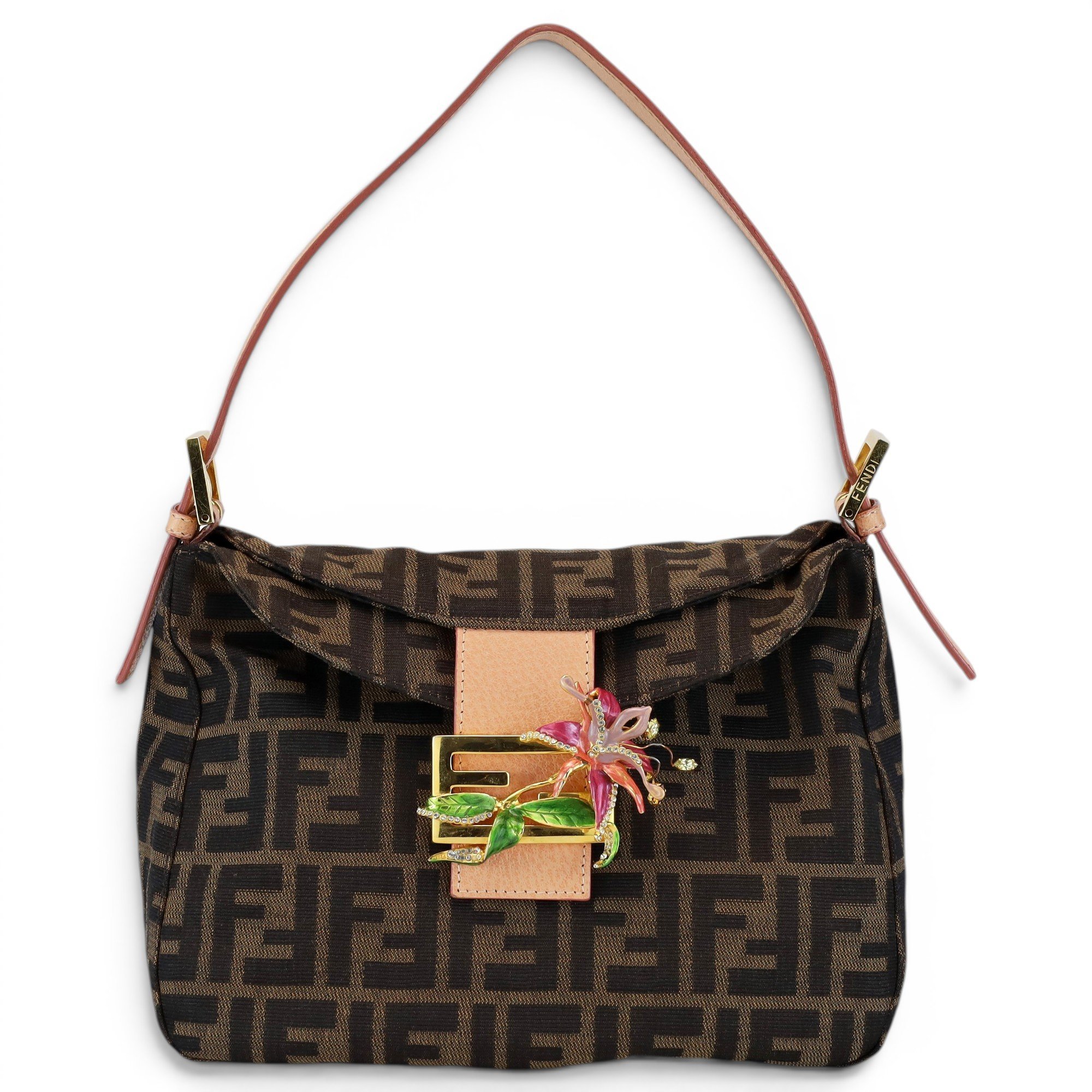 Fendi Mamma Baguette cloth handbag