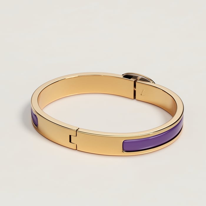 Anémone Iris Mini Clic Chaine d'Ancre Bracelet
