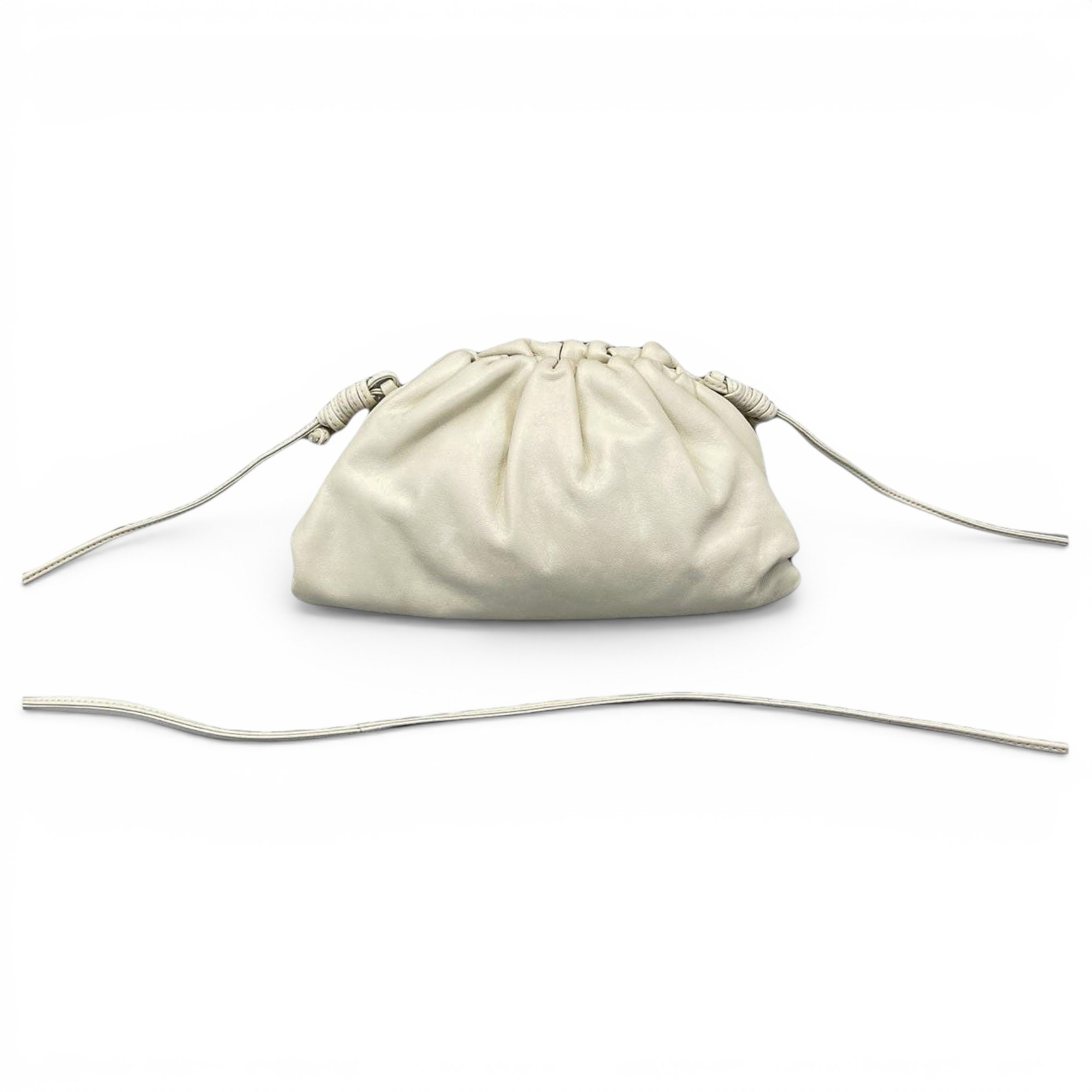 Pouch leather handbag