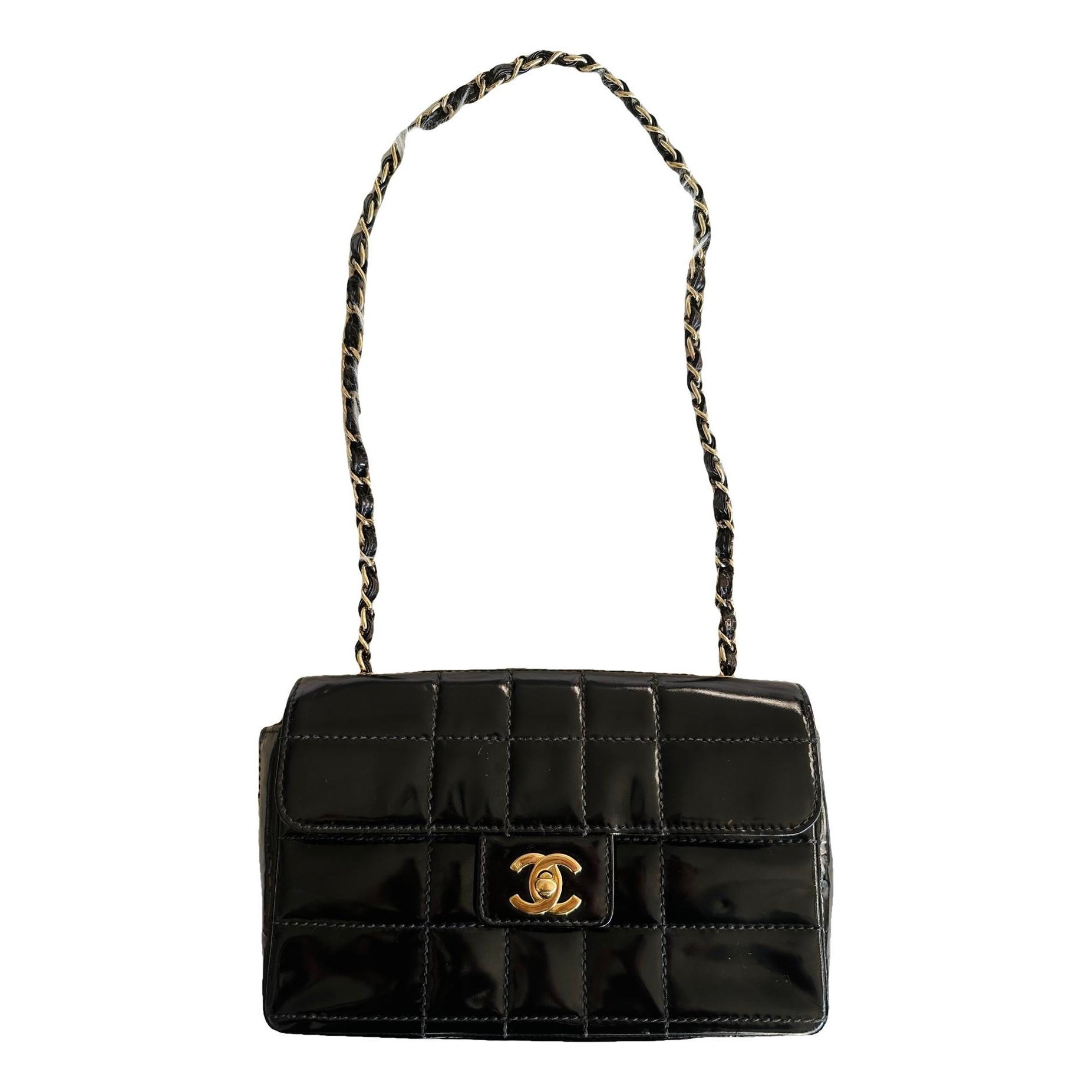 East West Chocolate Bar leather handbag