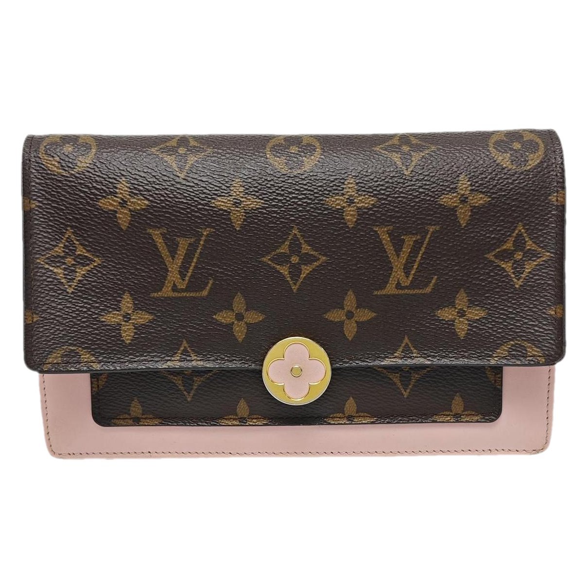 Chaîne Flore leather crossbody bag