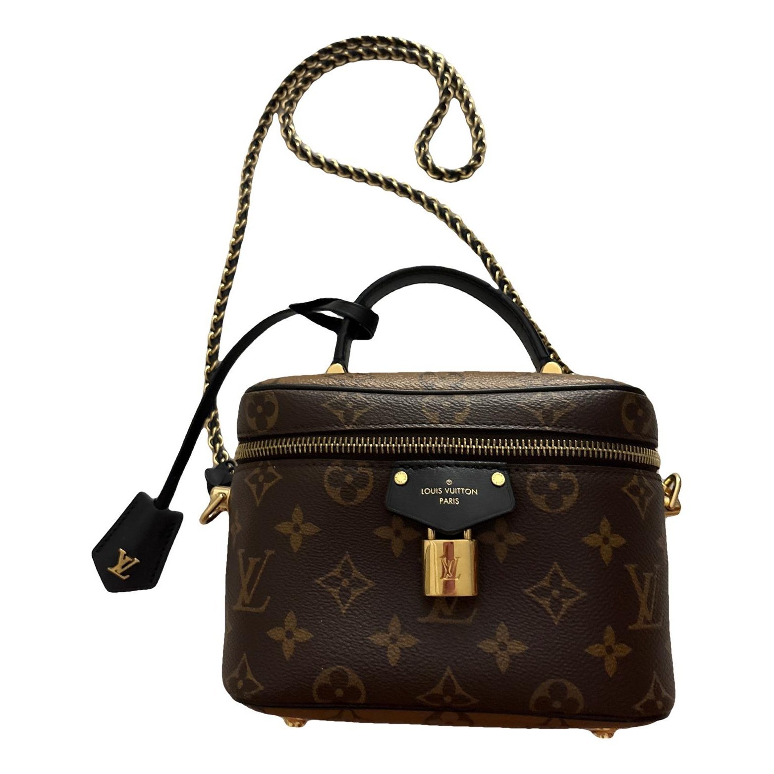 Vanity leather crossbody bag