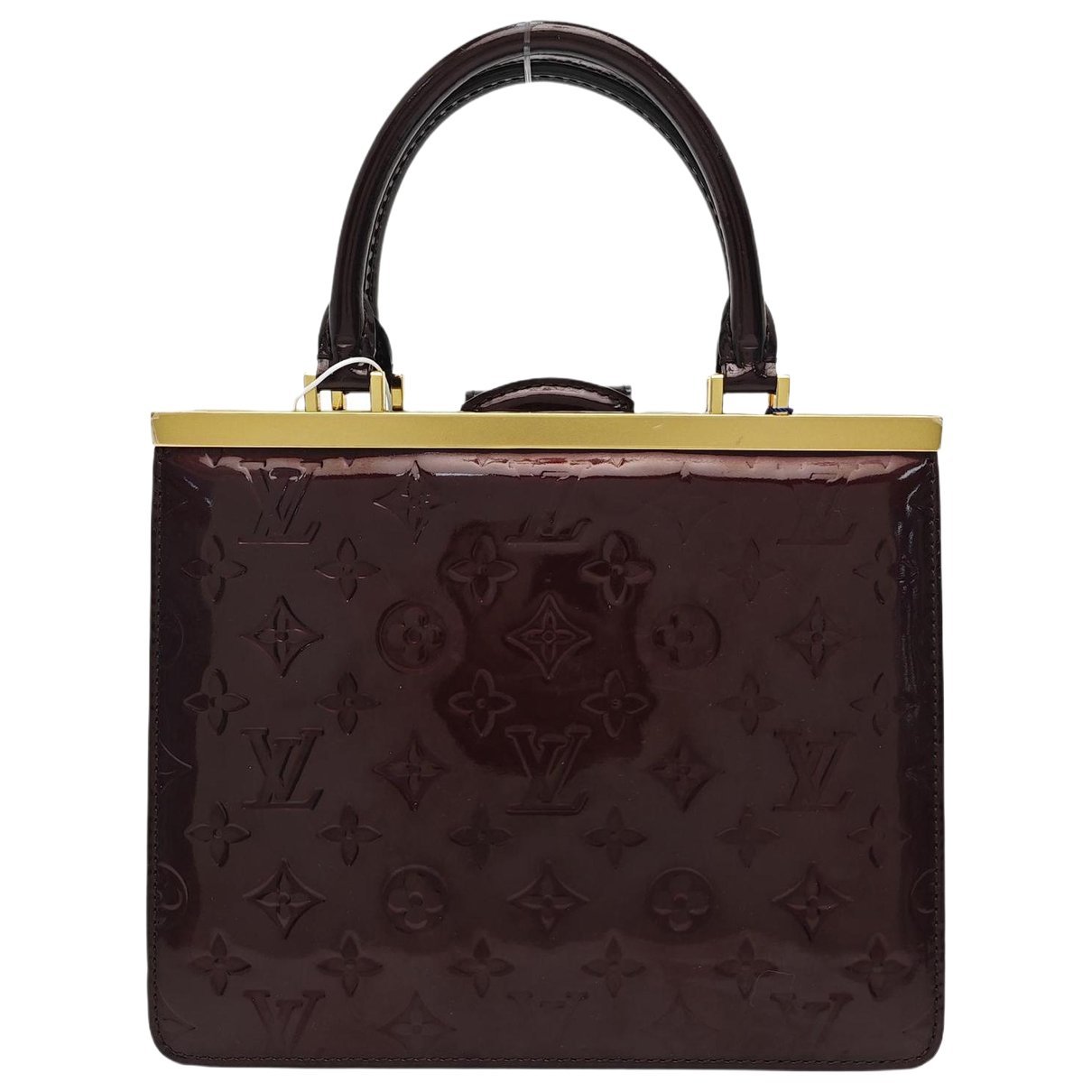 Kleber patent leather handbag