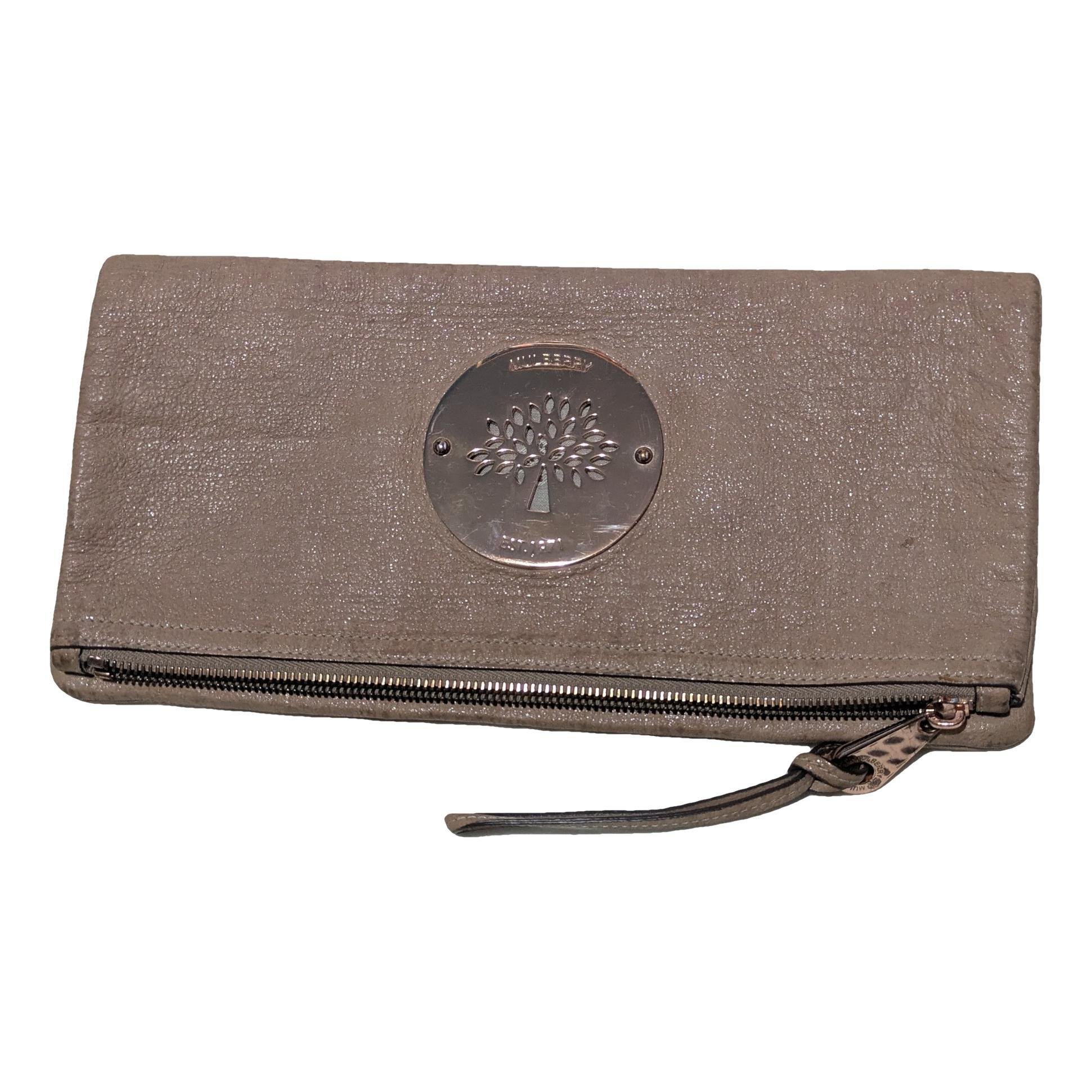Mulberry Leather clutch bag