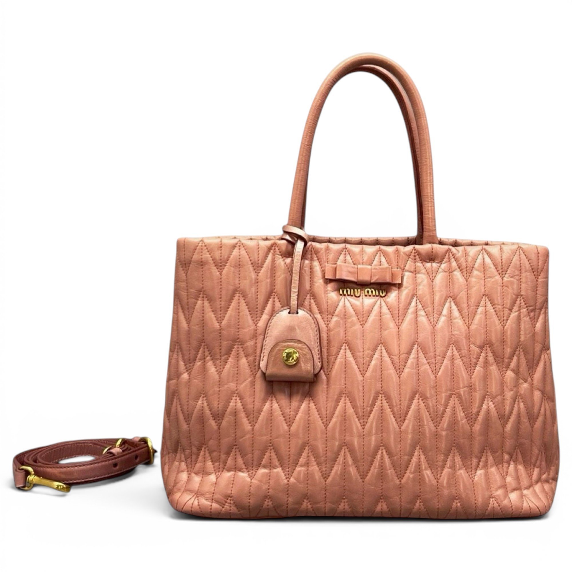 Miu Miu Leather tote
