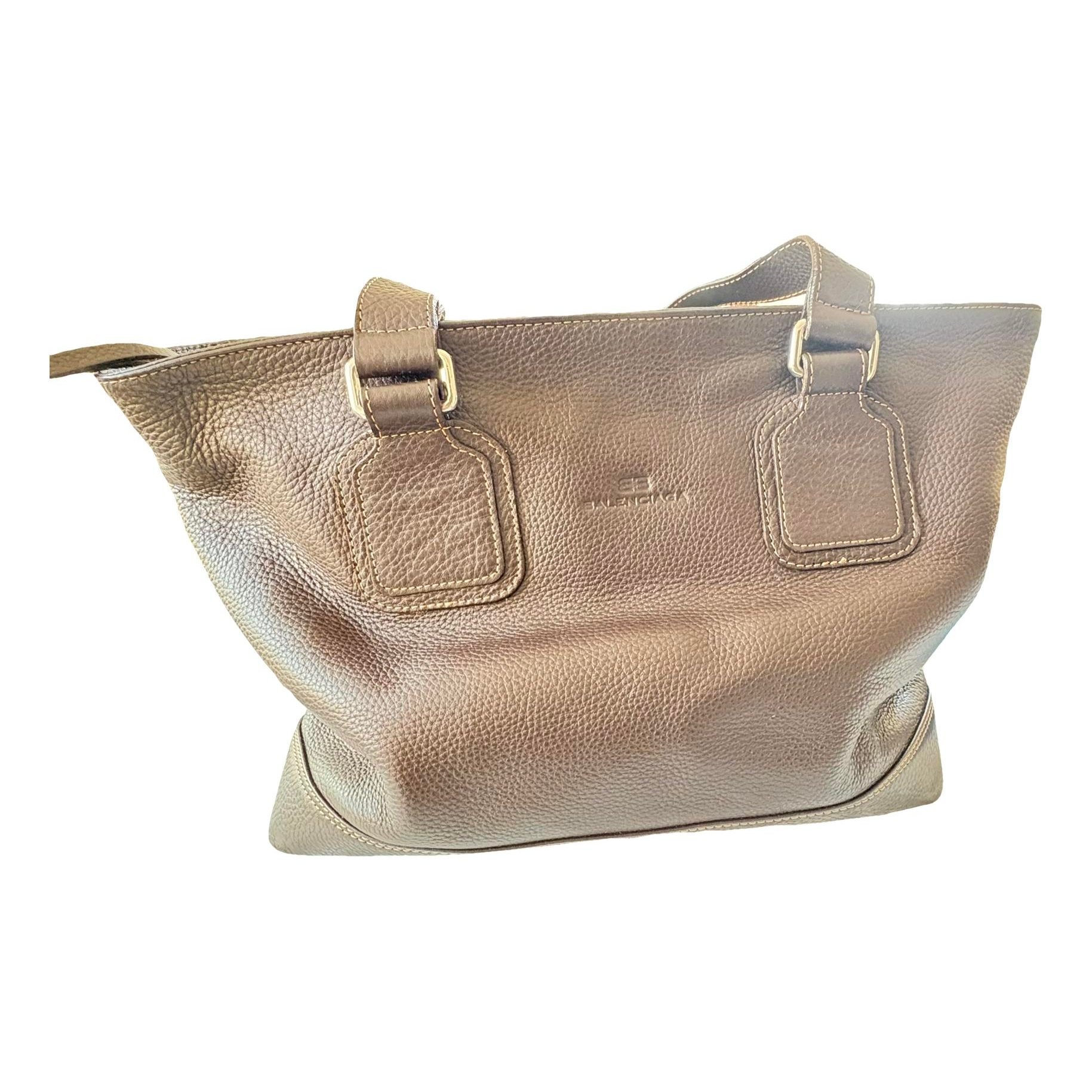 Leather tote