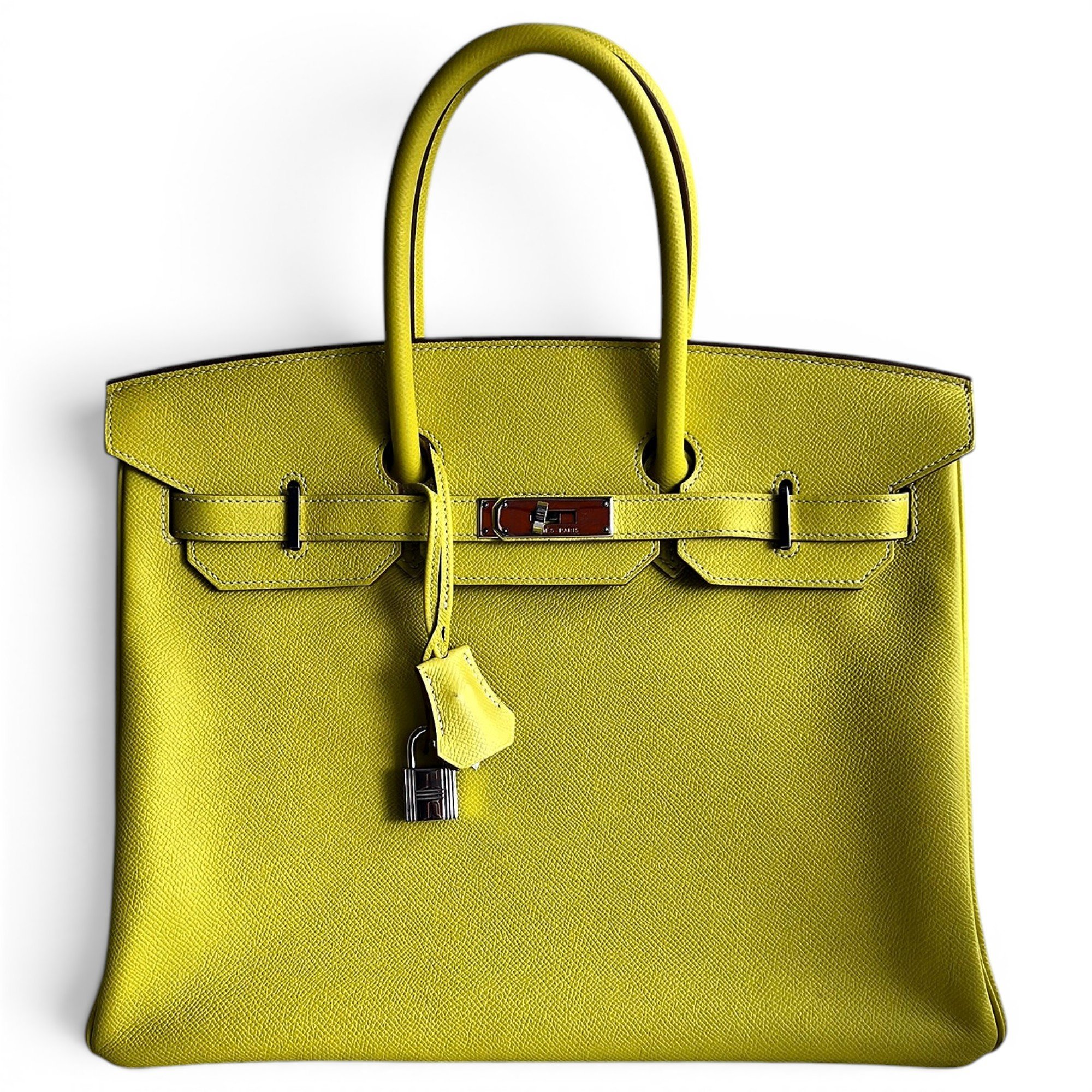 Birkin 35 leather handbag