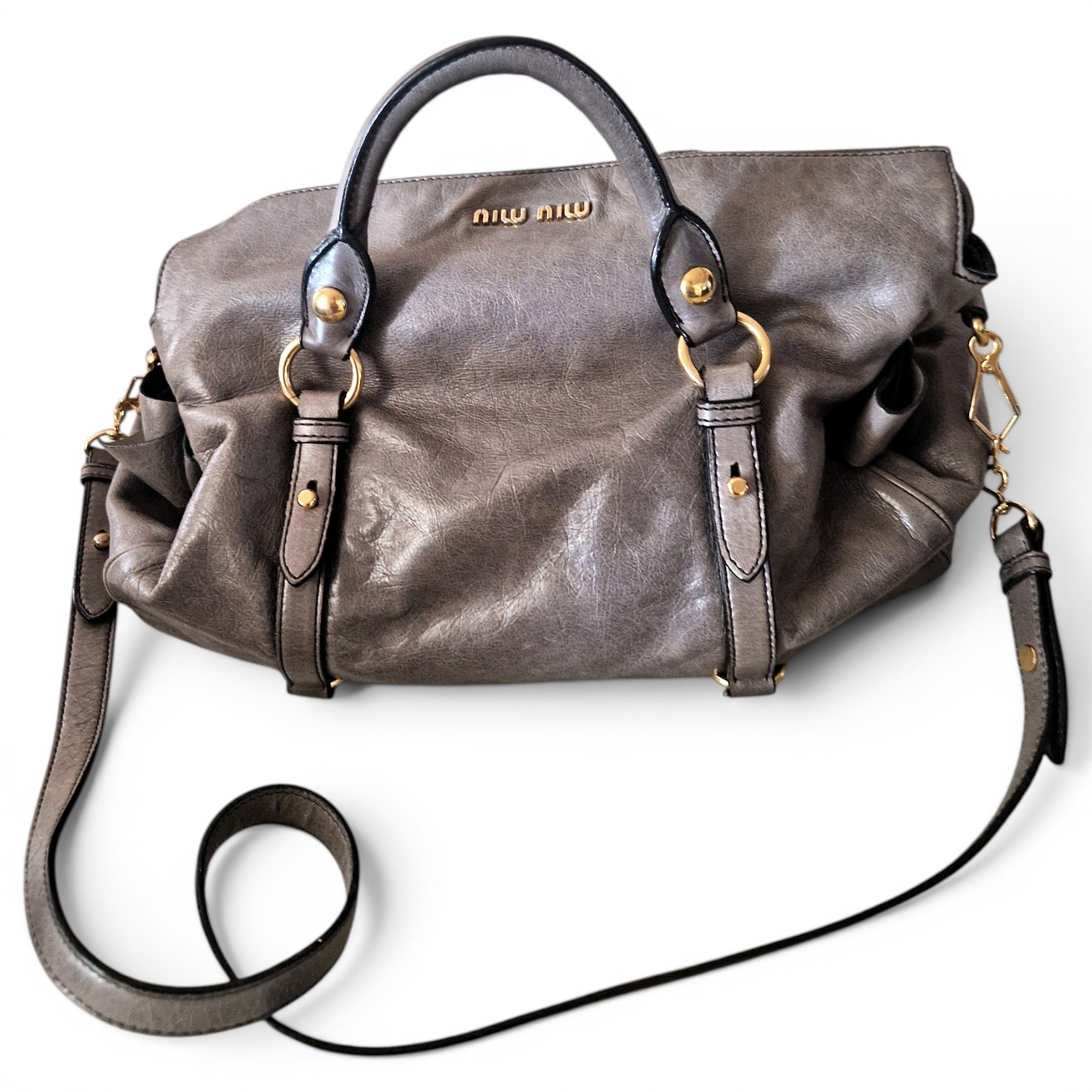 Miu Miu Bow bag leather handbag