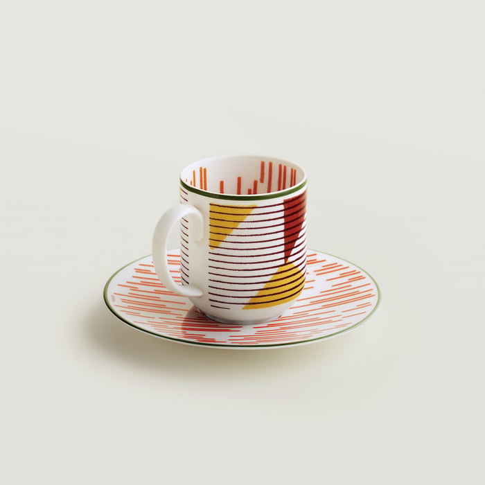 Sans Coloris Hermès Hippomobile Coffee Cup and Saucer N°2