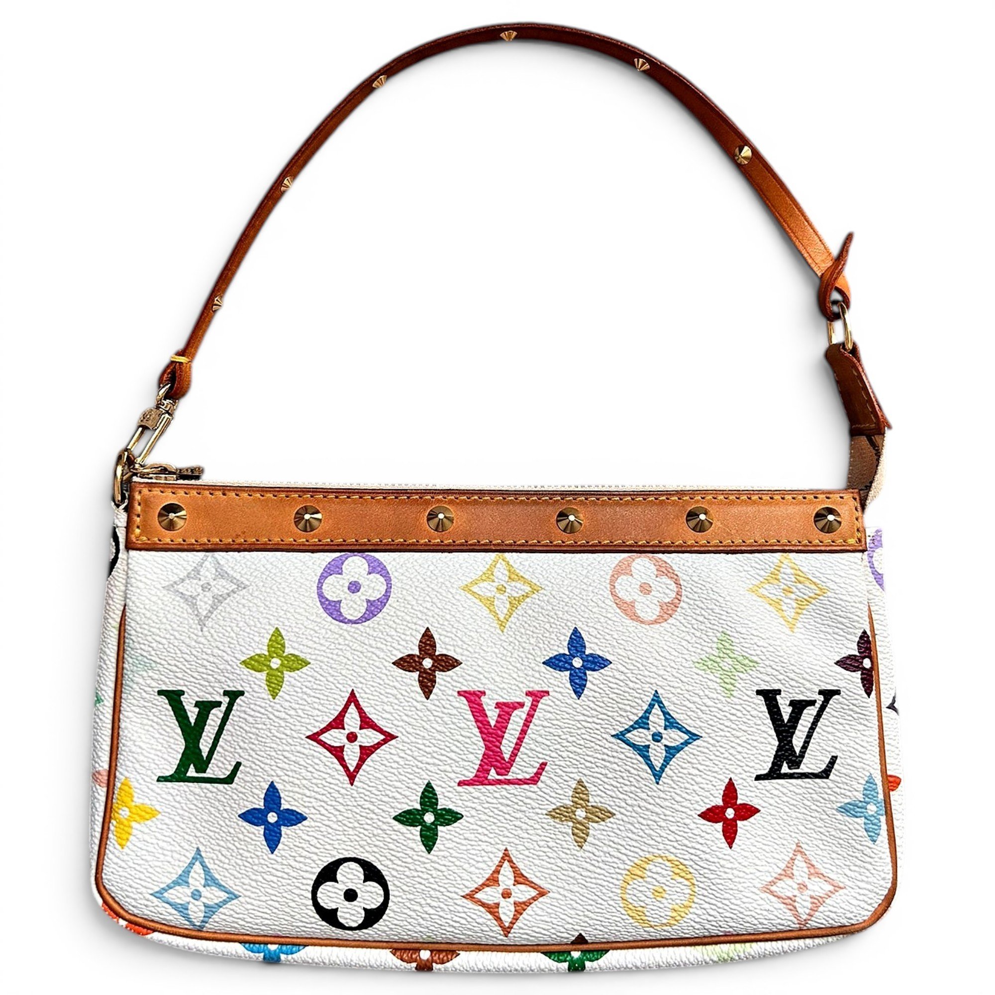 Pochette Accessoire leather handbag
